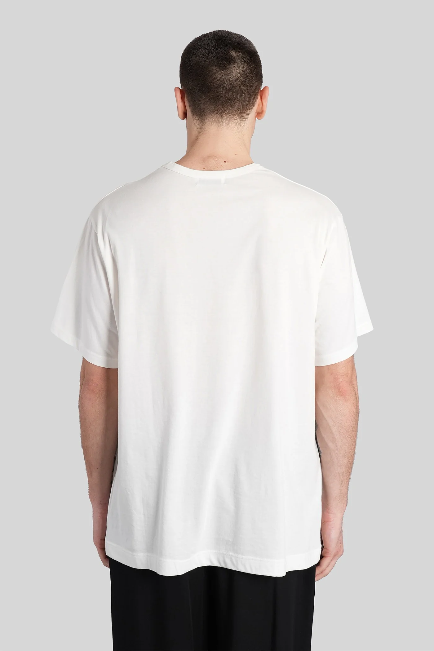 T-Shirt in white cotton - Image 3