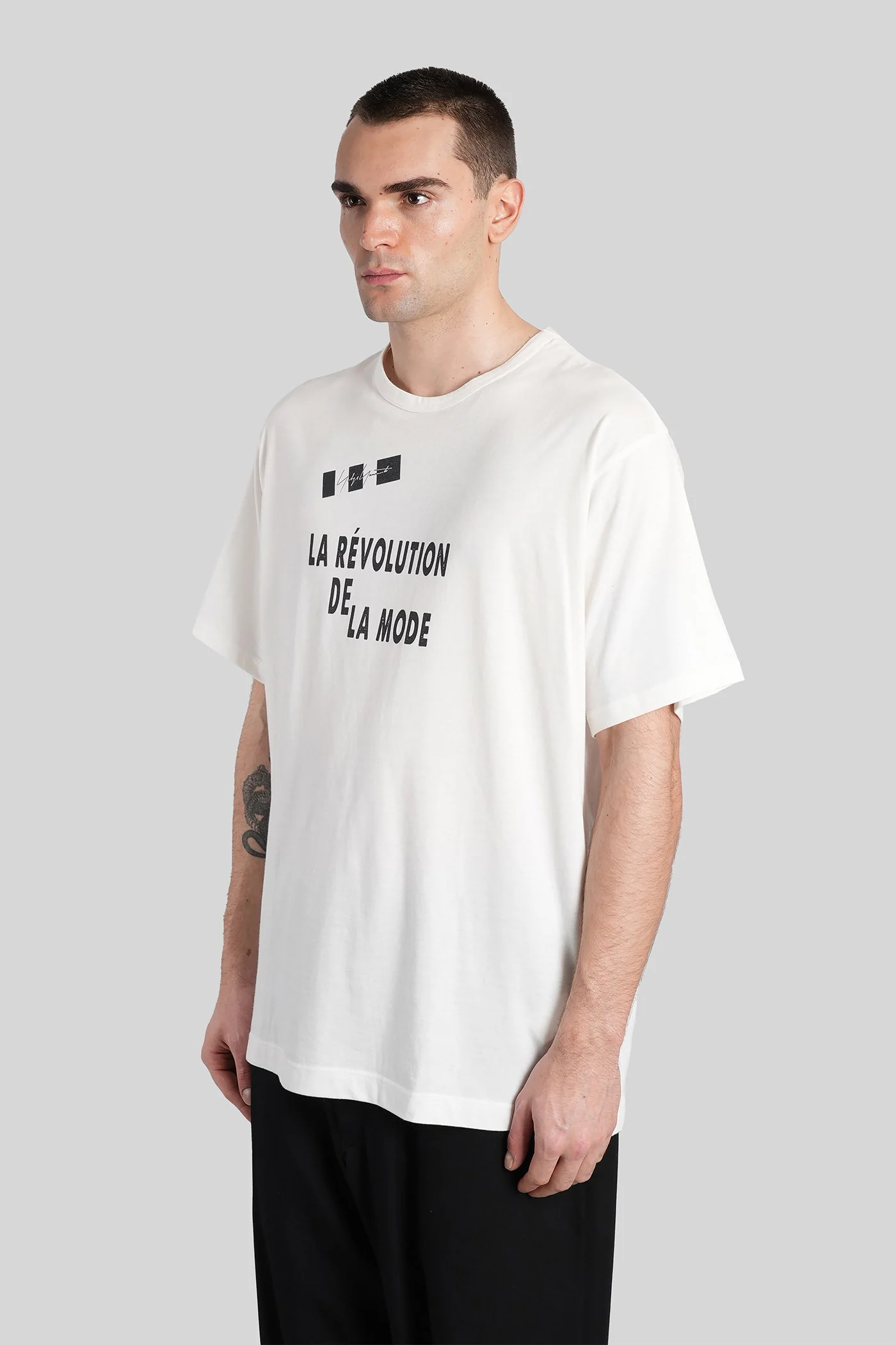 T-Shirt in white cotton - Image 4