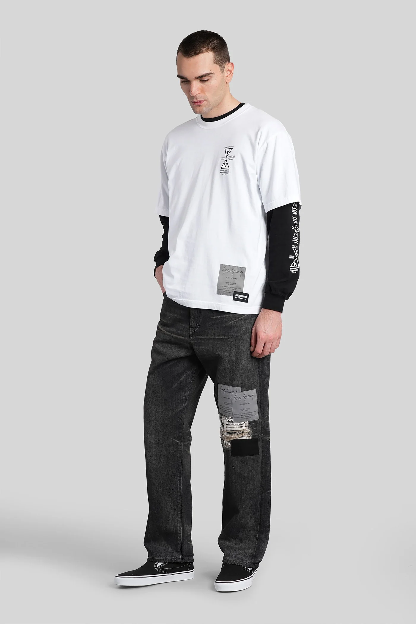 T-Shirt in white cotton - Image 2