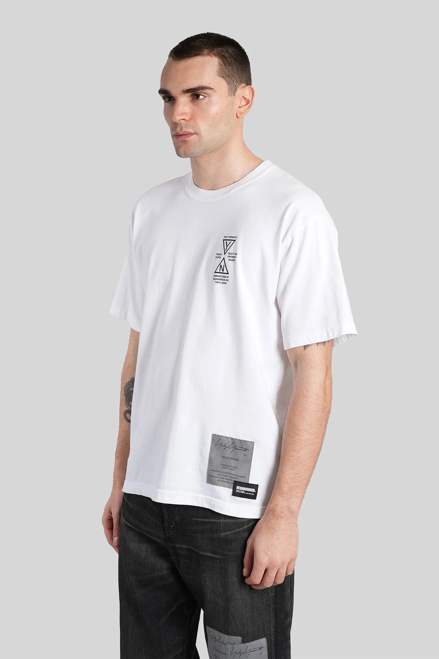 T-Shirt in white cotton - Image 4