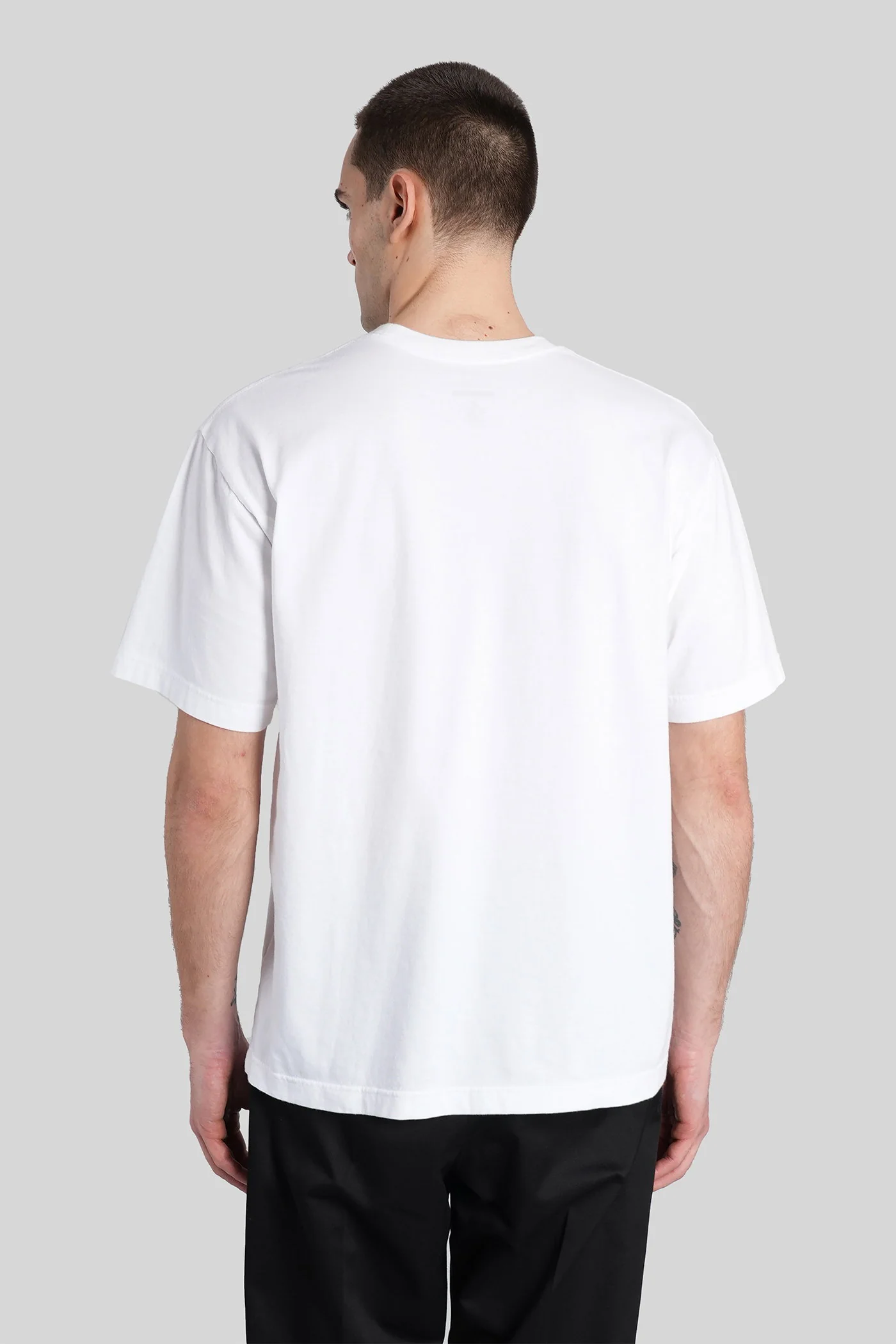 T-Shirt in white cotton - Image 3