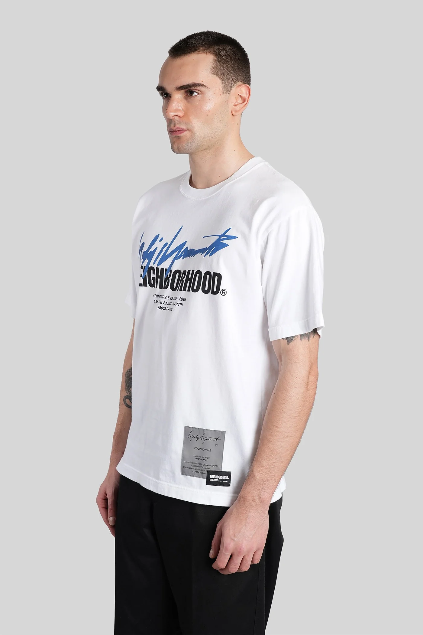 T-Shirt in white cotton - Image 4