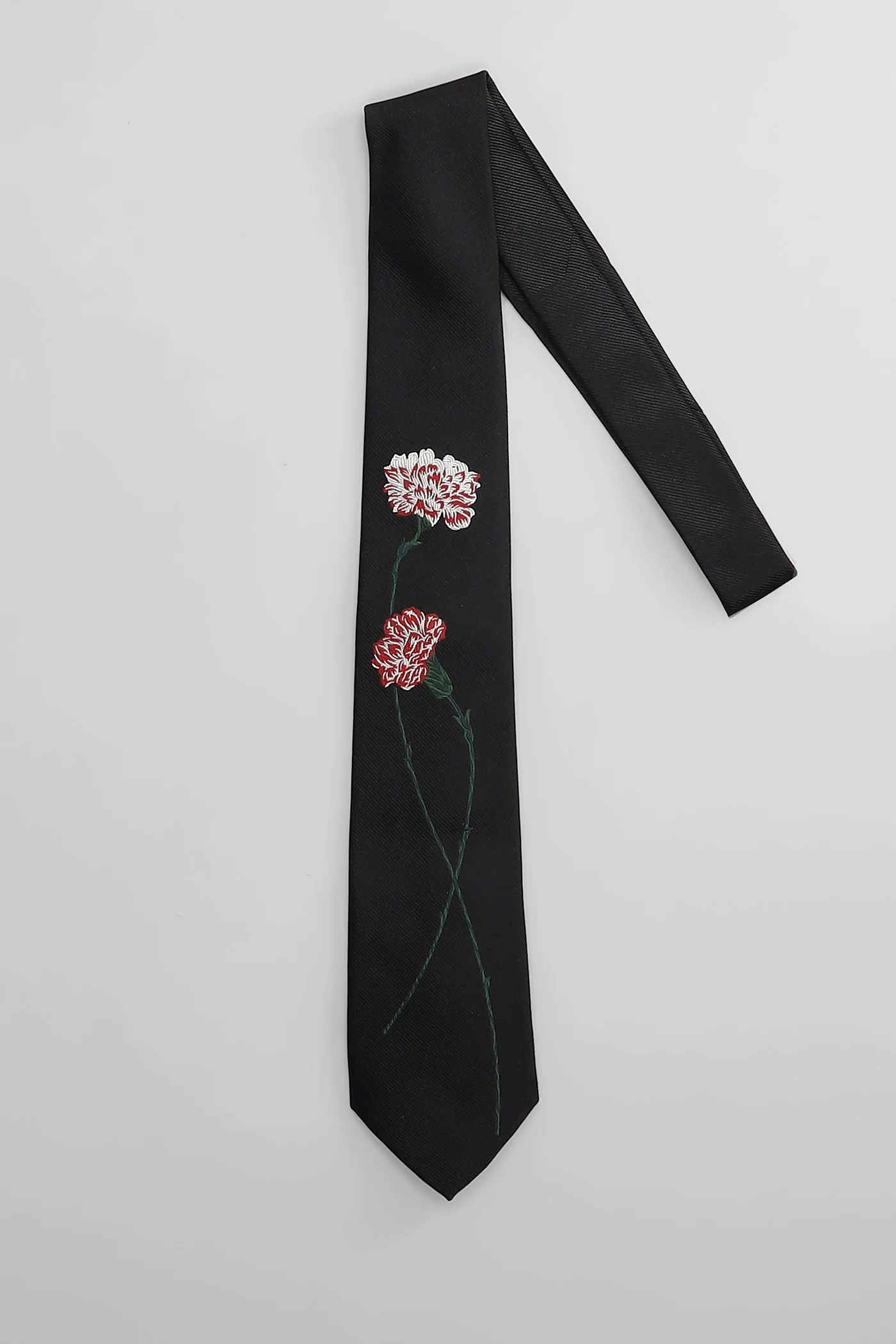 Tie in black silk - Image 2