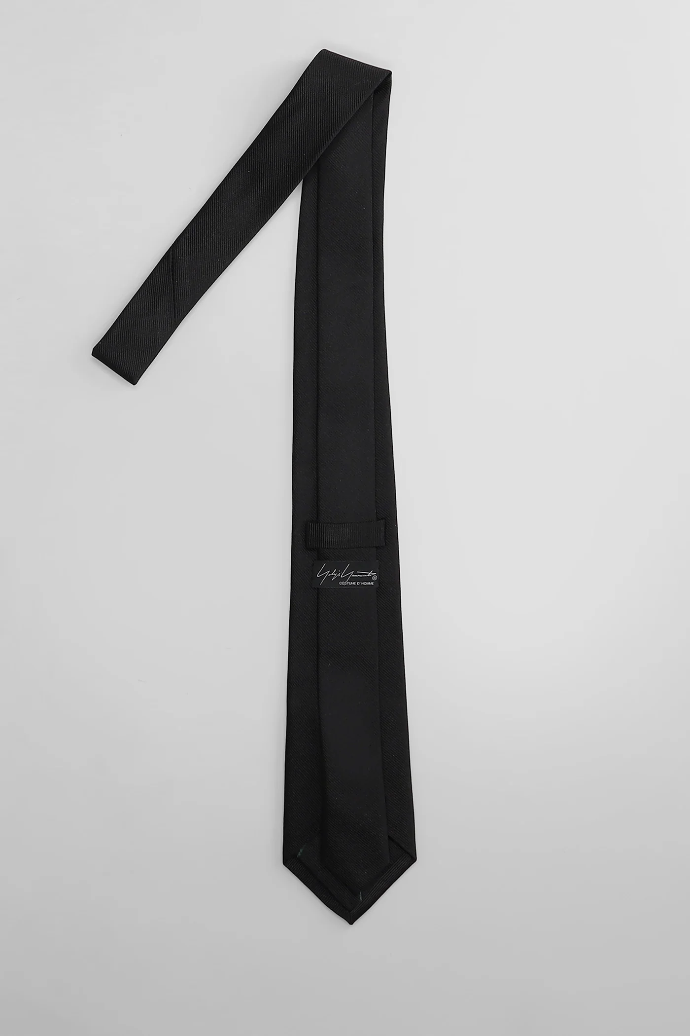 Tie in black silk - Image 3