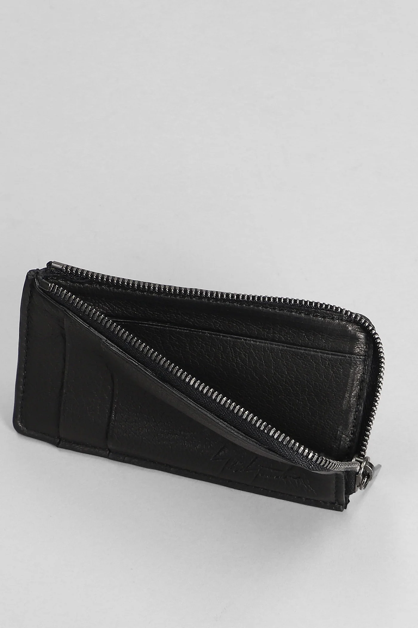 Wallet in black leather - Image 3