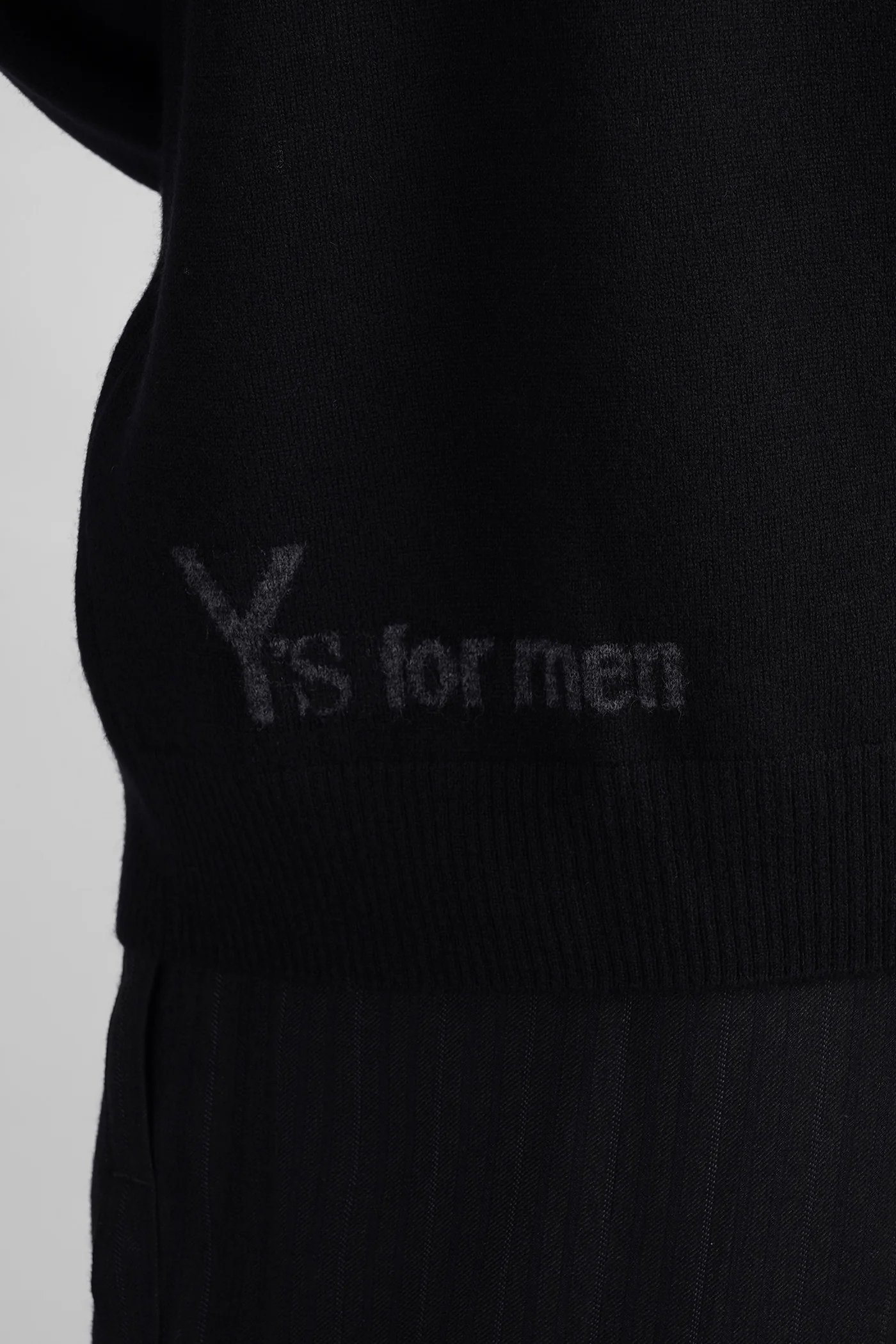 Knitwear in black wool - Image 5