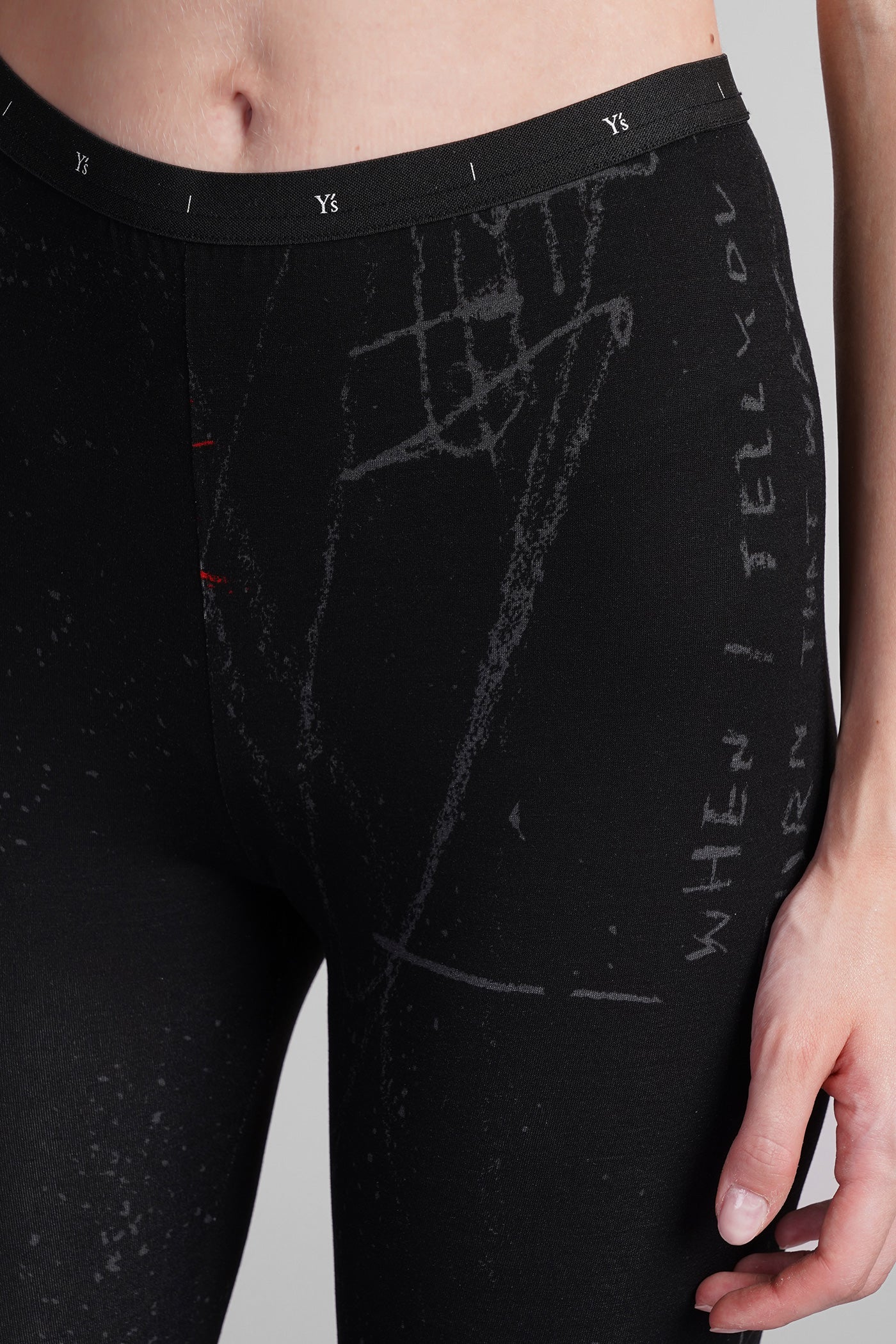 Leggings in black Rayon - Image 5
