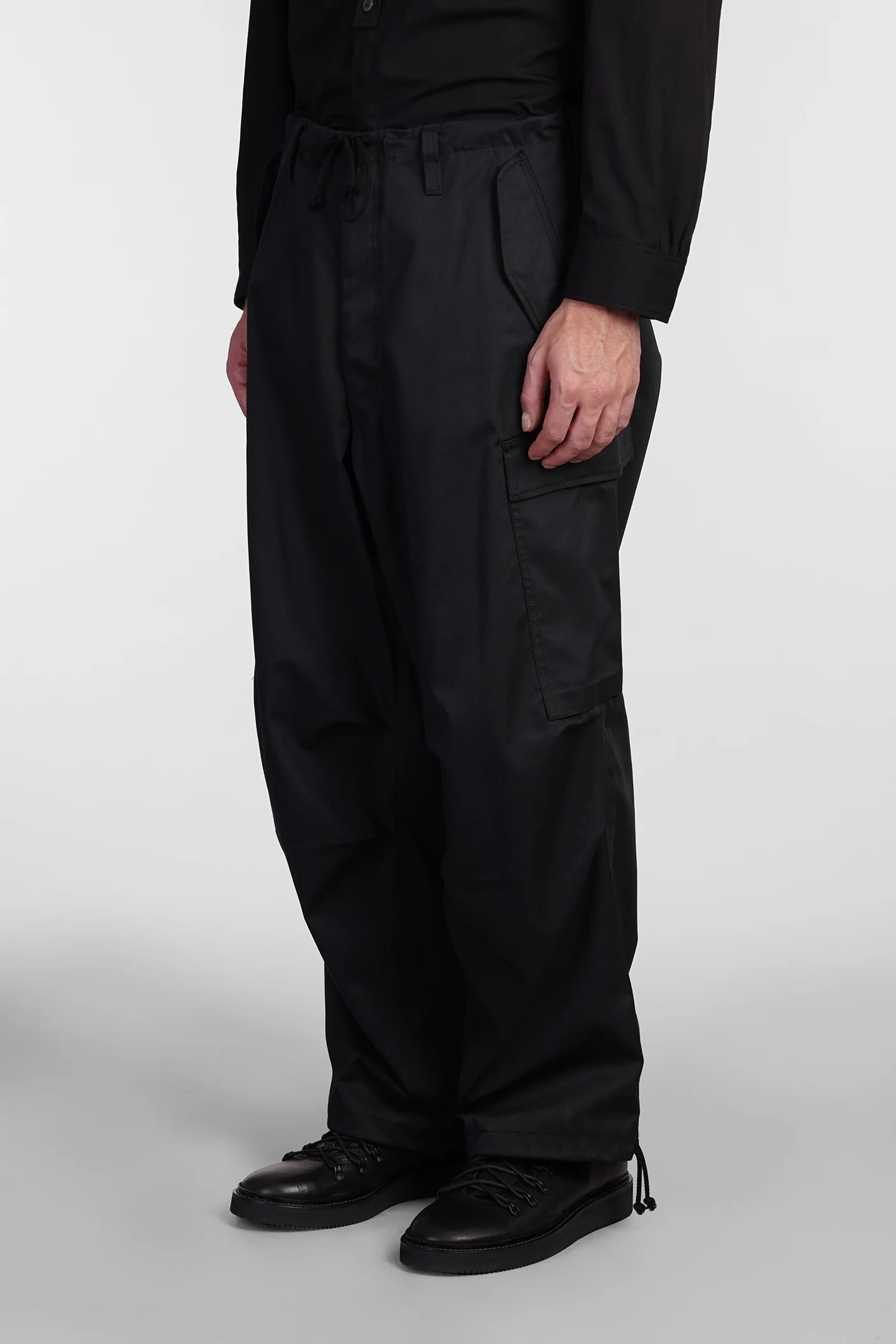Pants in black polyester - Image 4