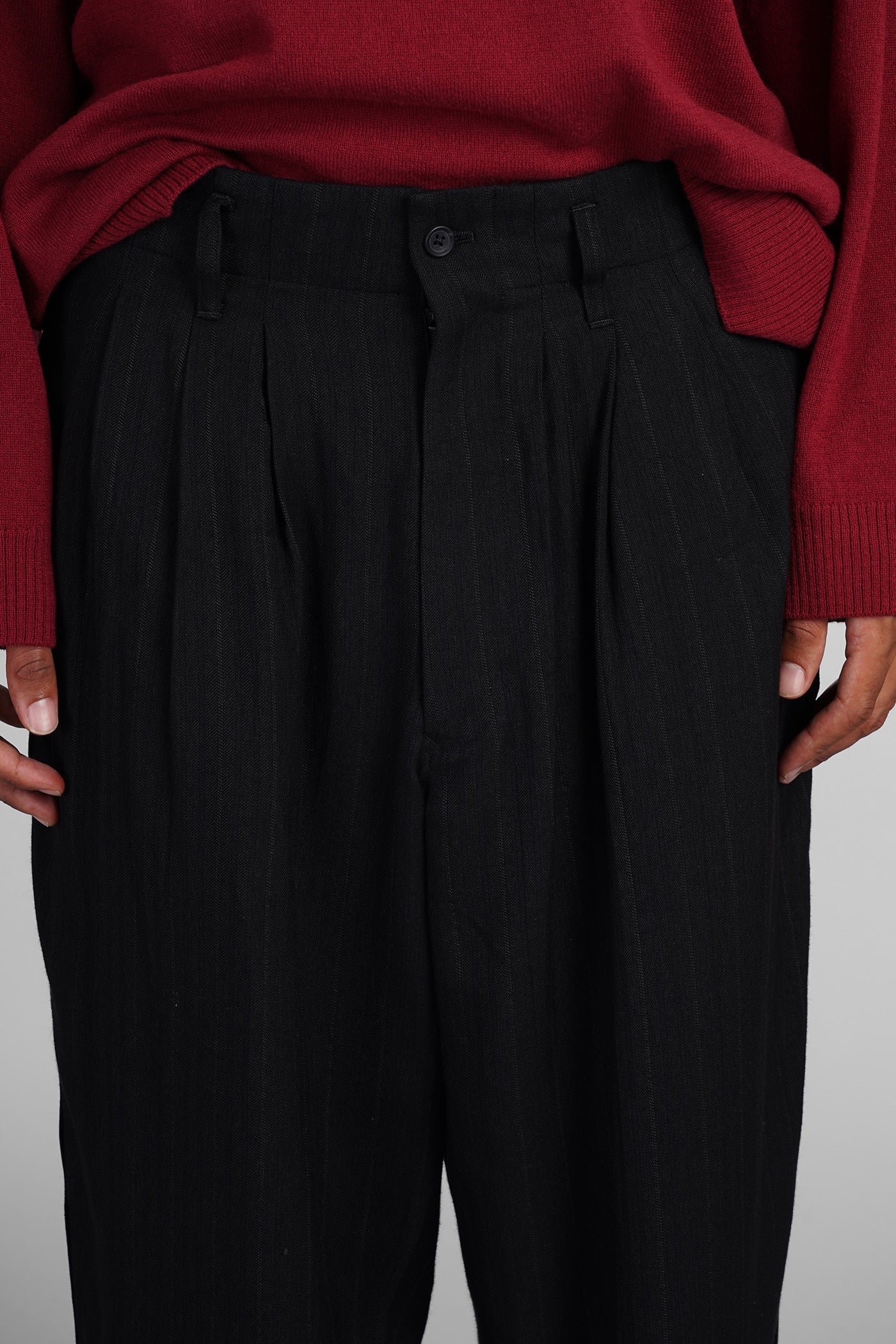Pants in black Rayon - Image 5