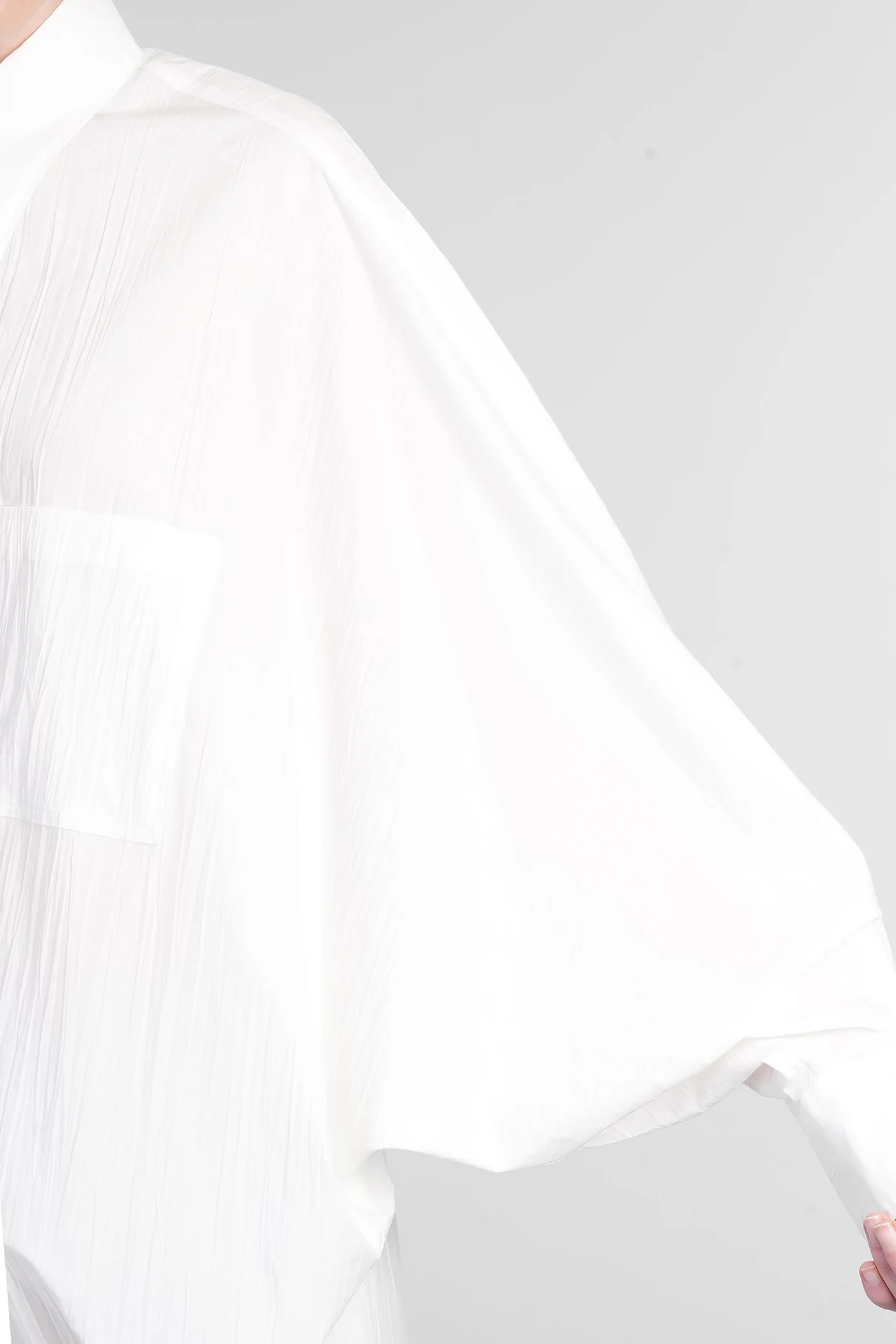 Shirt in white cotton - Image 5