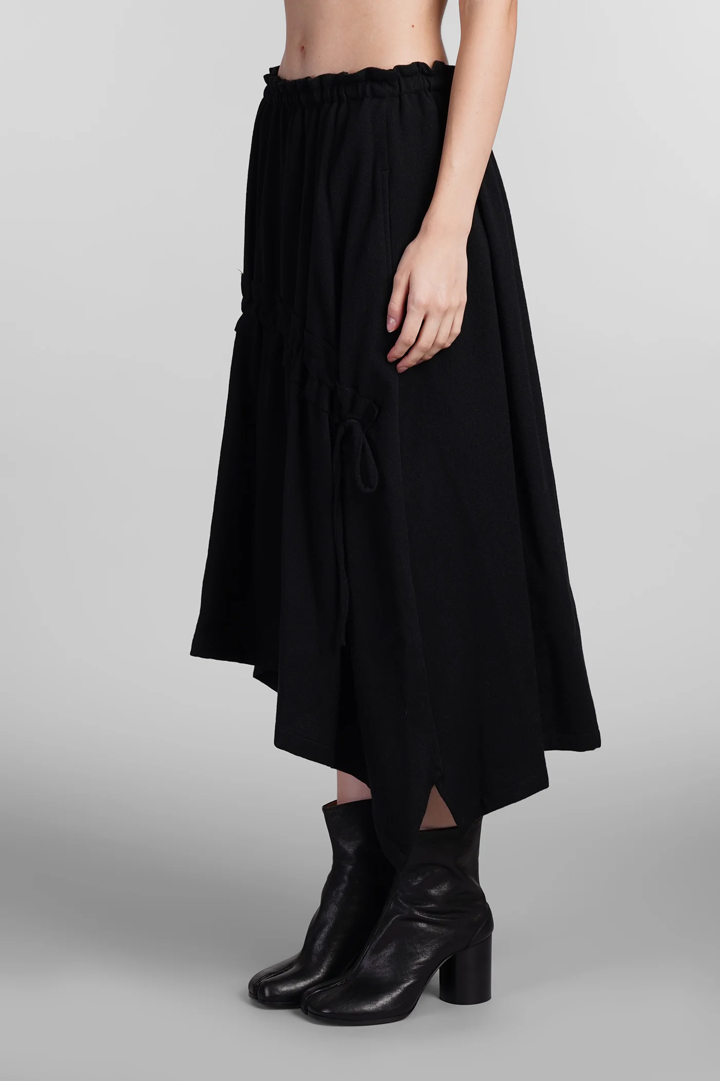 Skirt in black wool - Image 4
