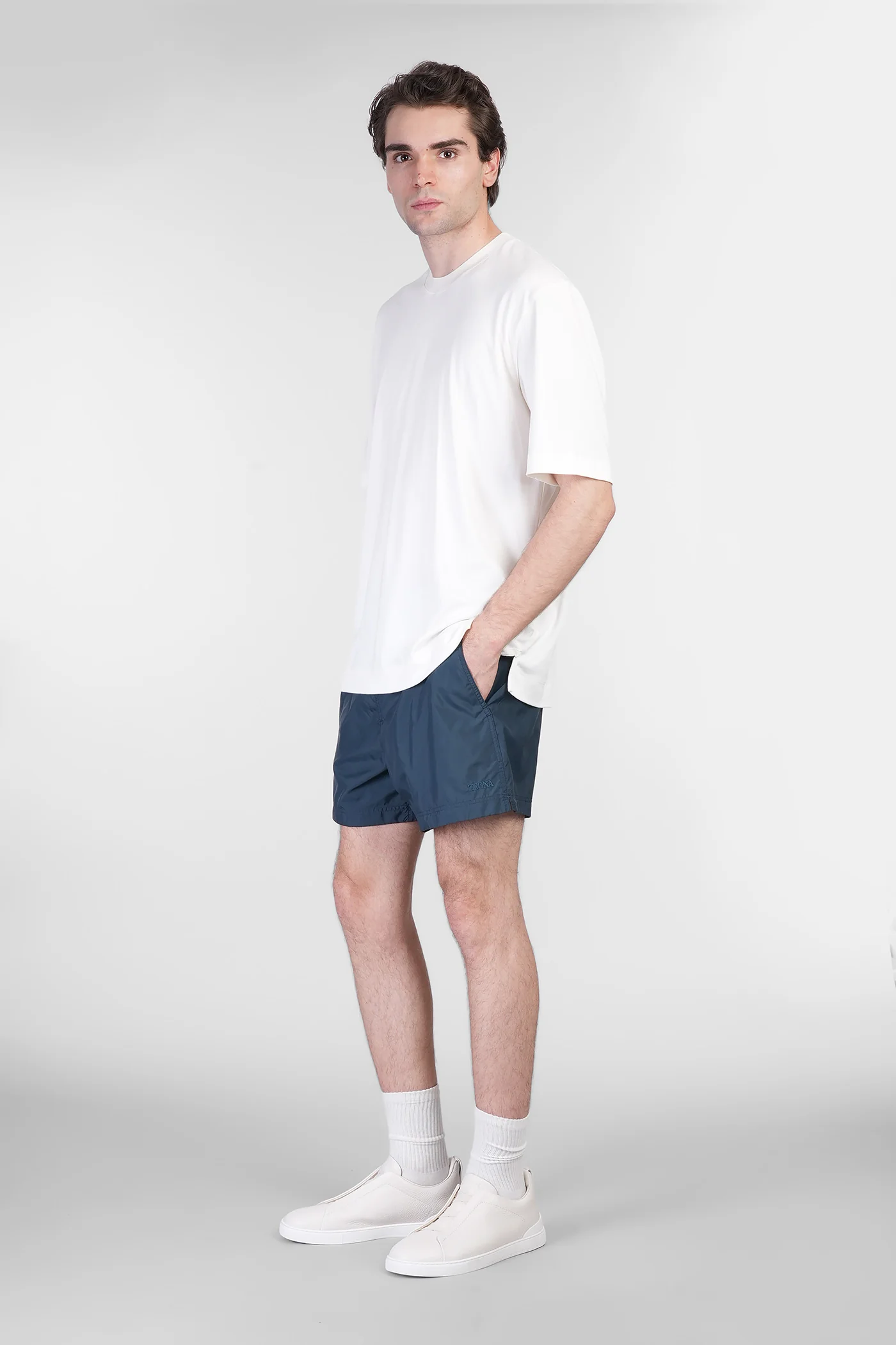 Beachwear in green polyamide - Image 2