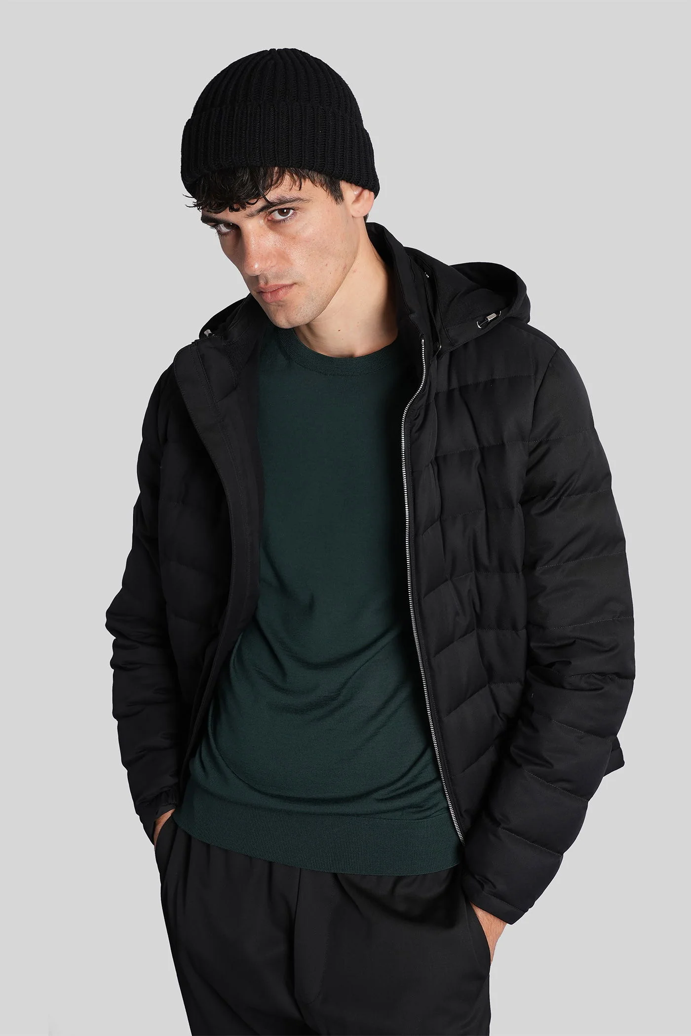 Knitwear in green wool - Image 2