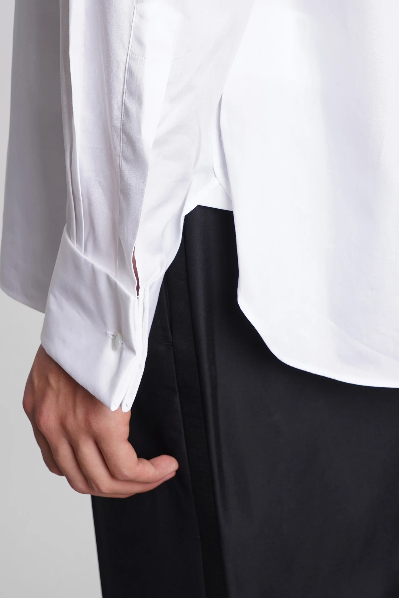 Shirt in white cotton - Image 5