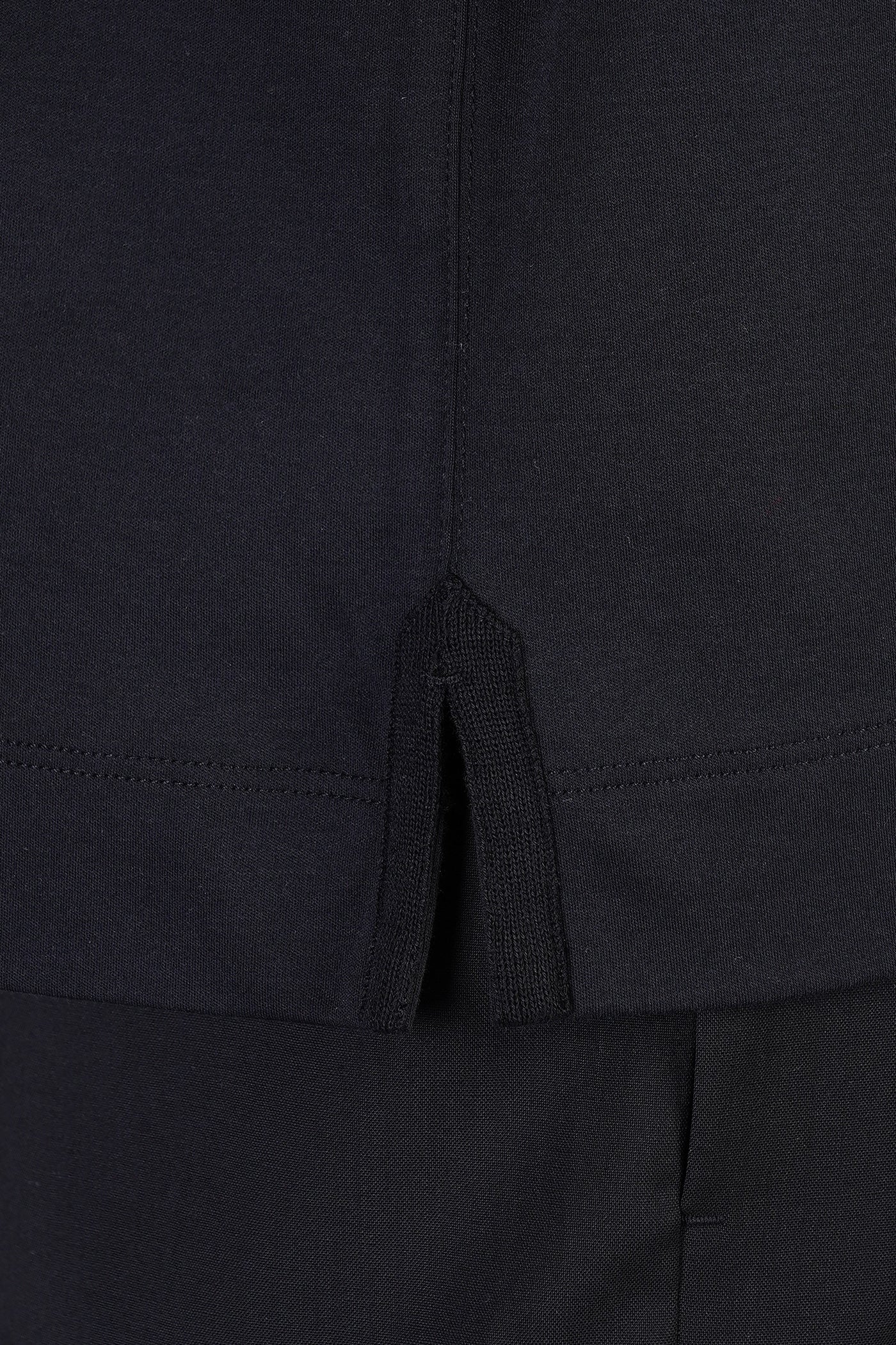 T-Shirt in black cotton - Image 5