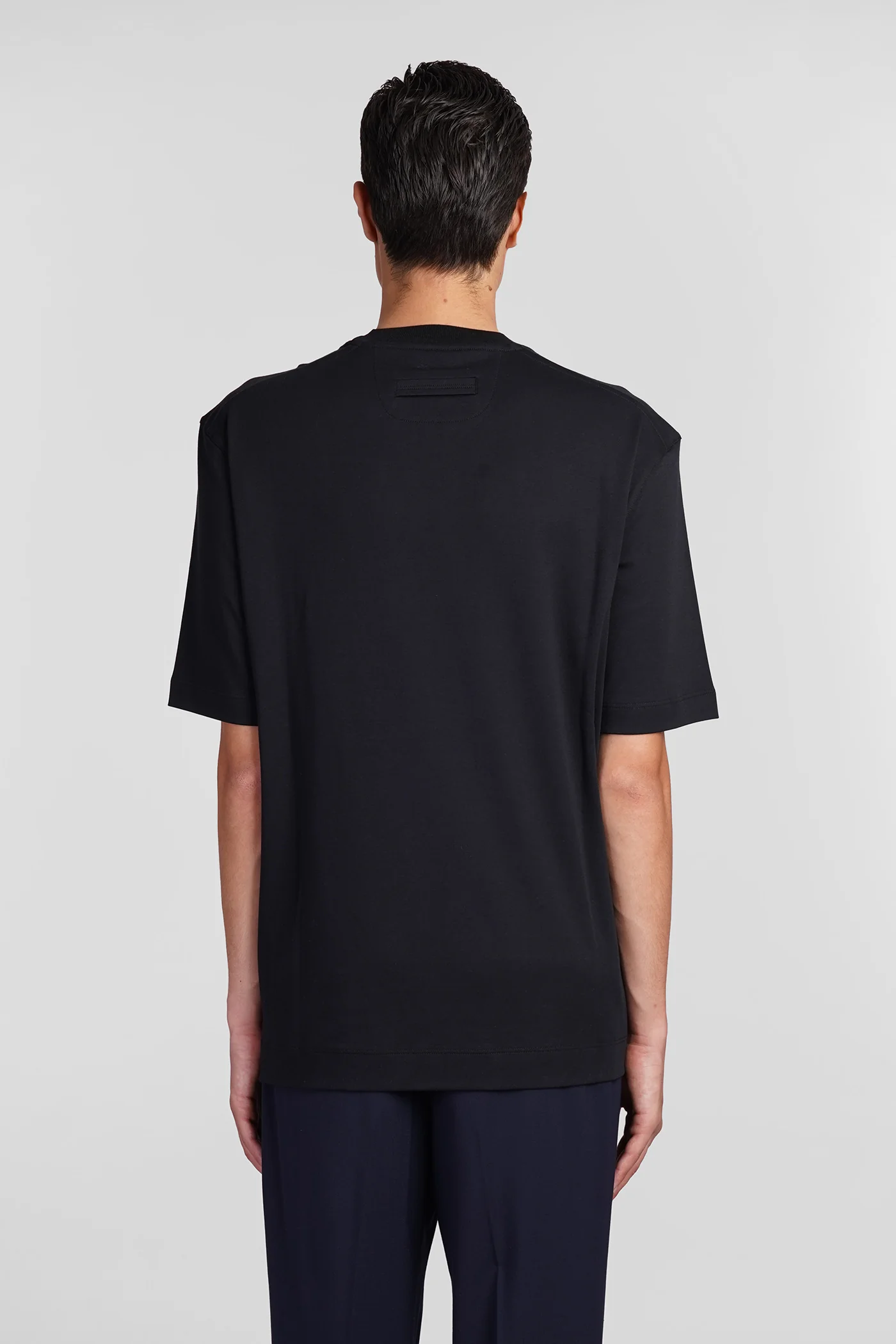 T-Shirt in blue cotton - Image 2