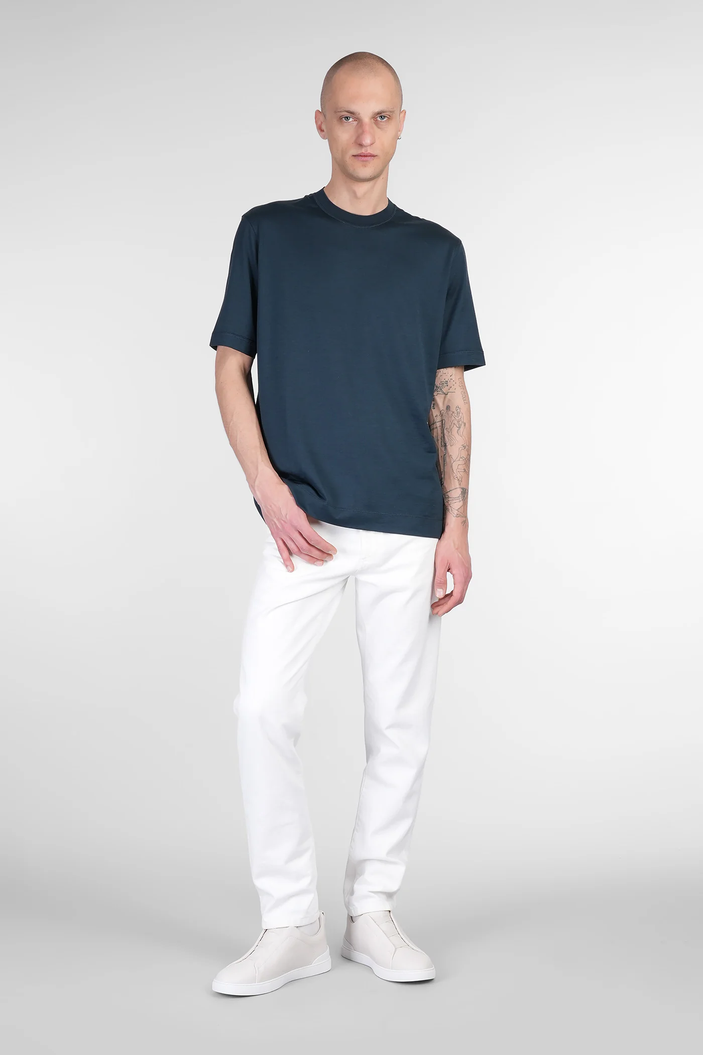 T-Shirt in green cotton - Image 2