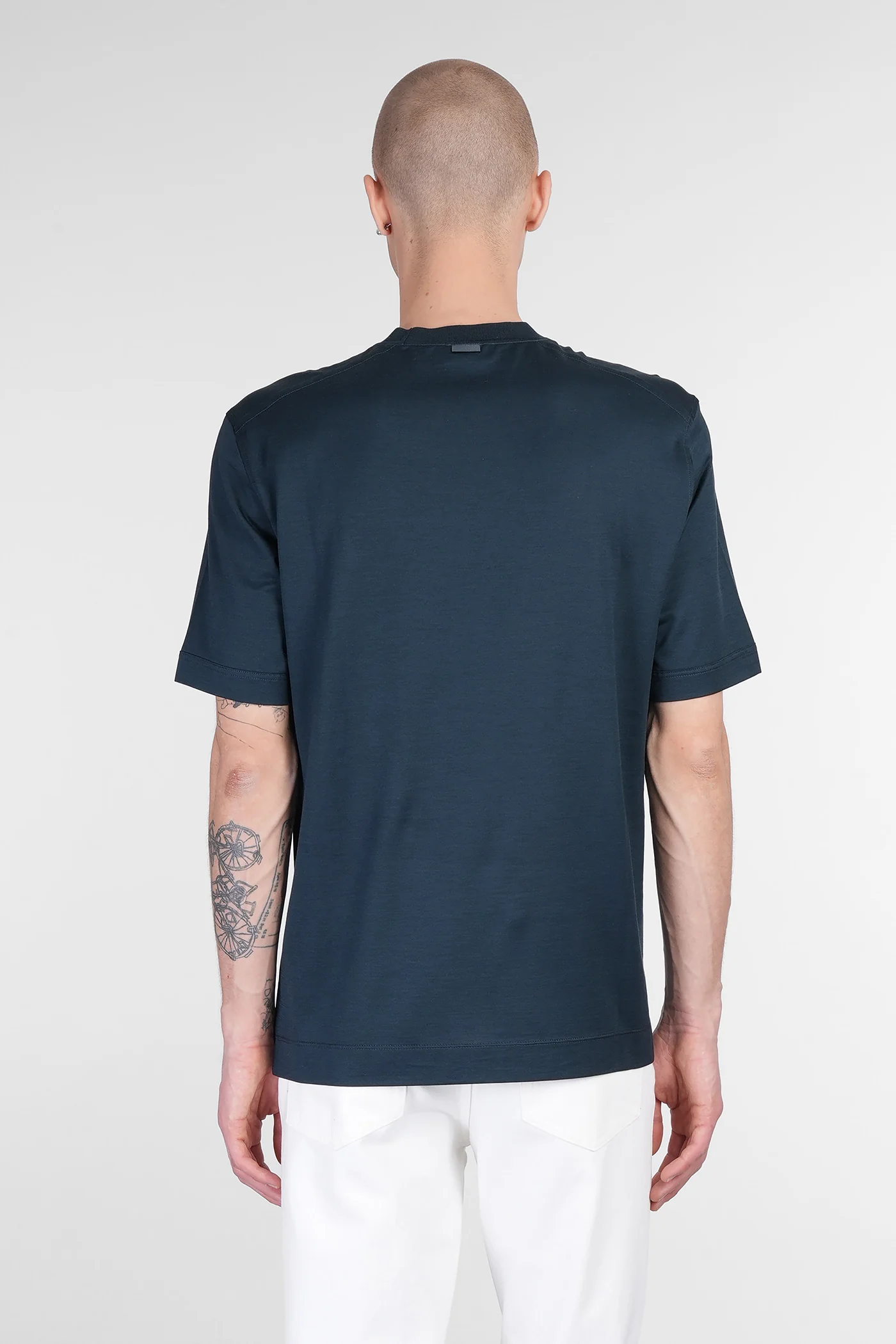 T-Shirt in green cotton - Image 3