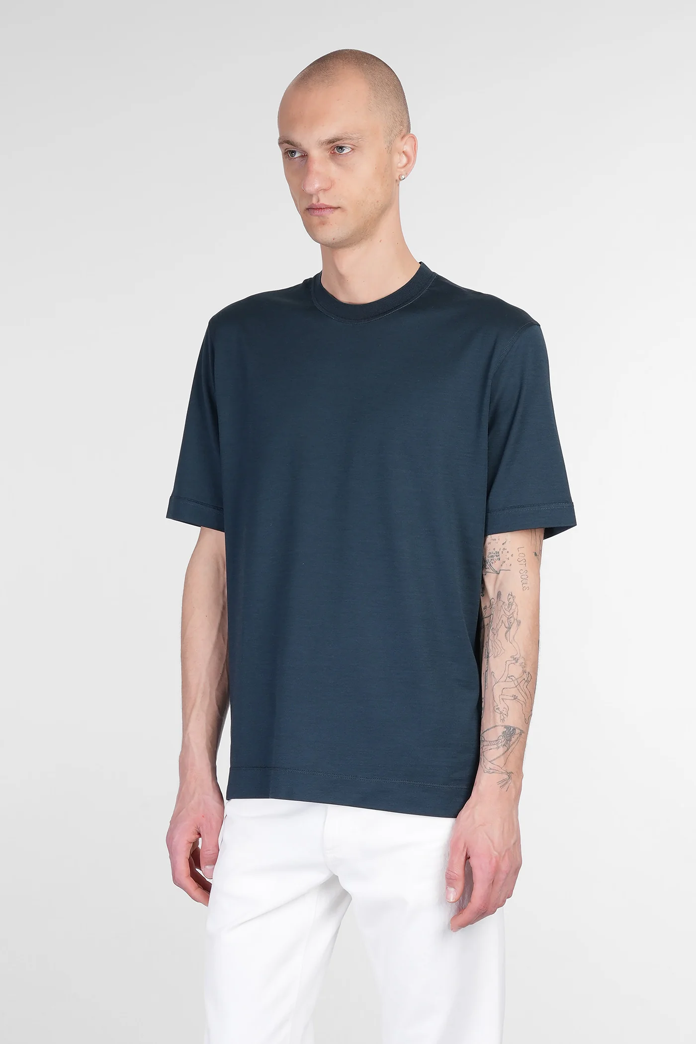 T-Shirt in green cotton - Image 4