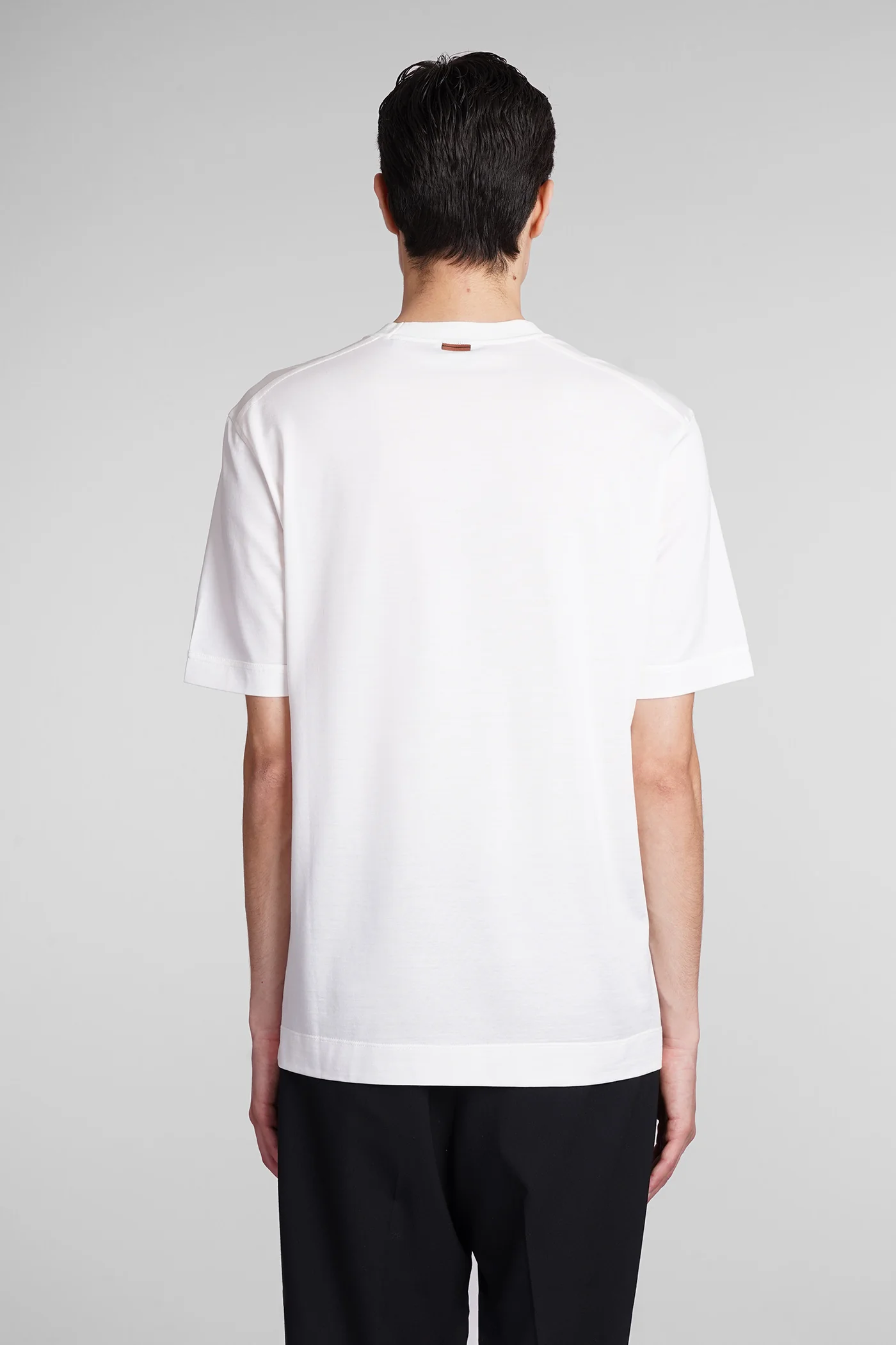 T-Shirt in white cotton - Image 3