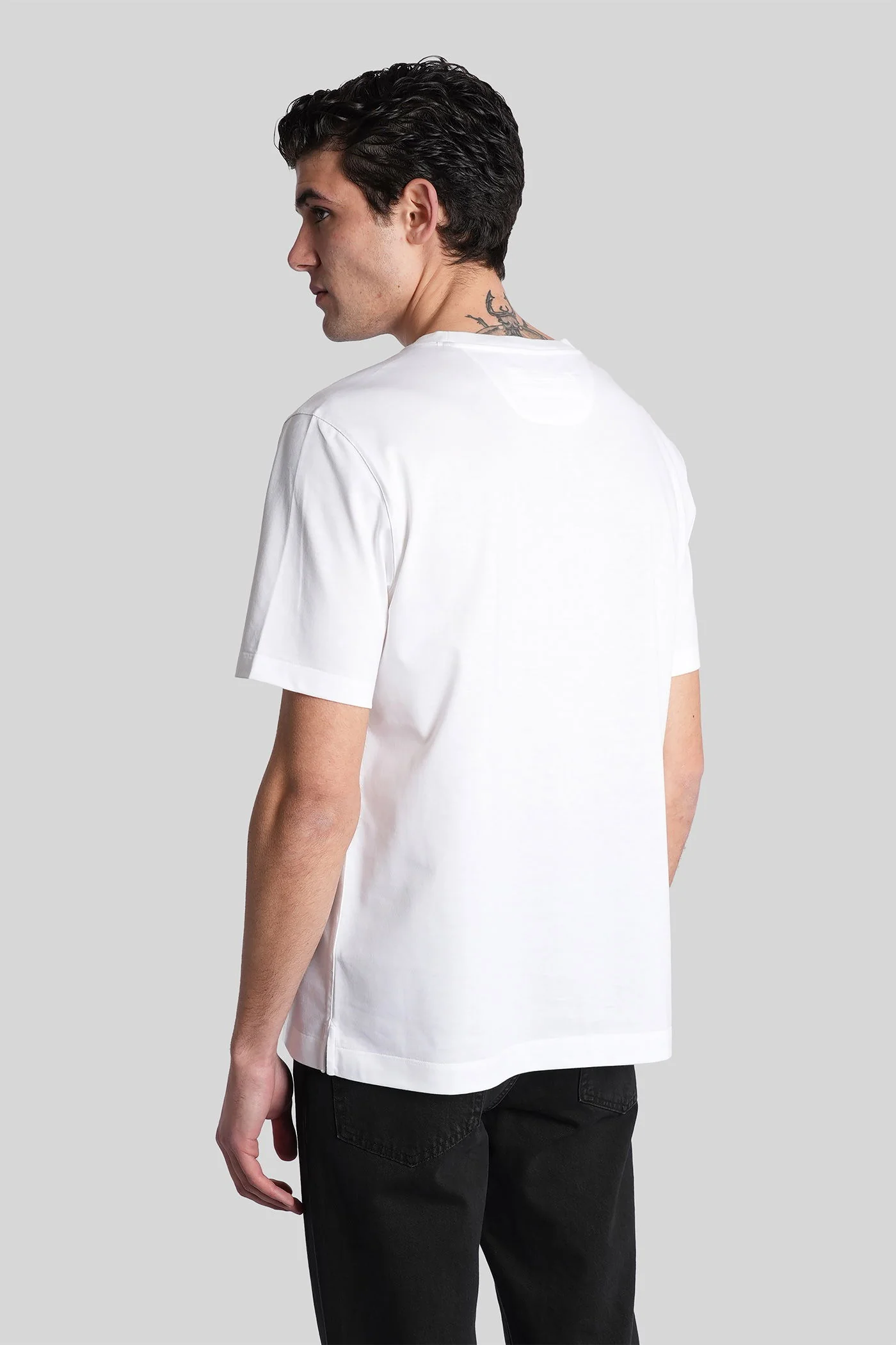 T-Shirt in white cotton - Image 3