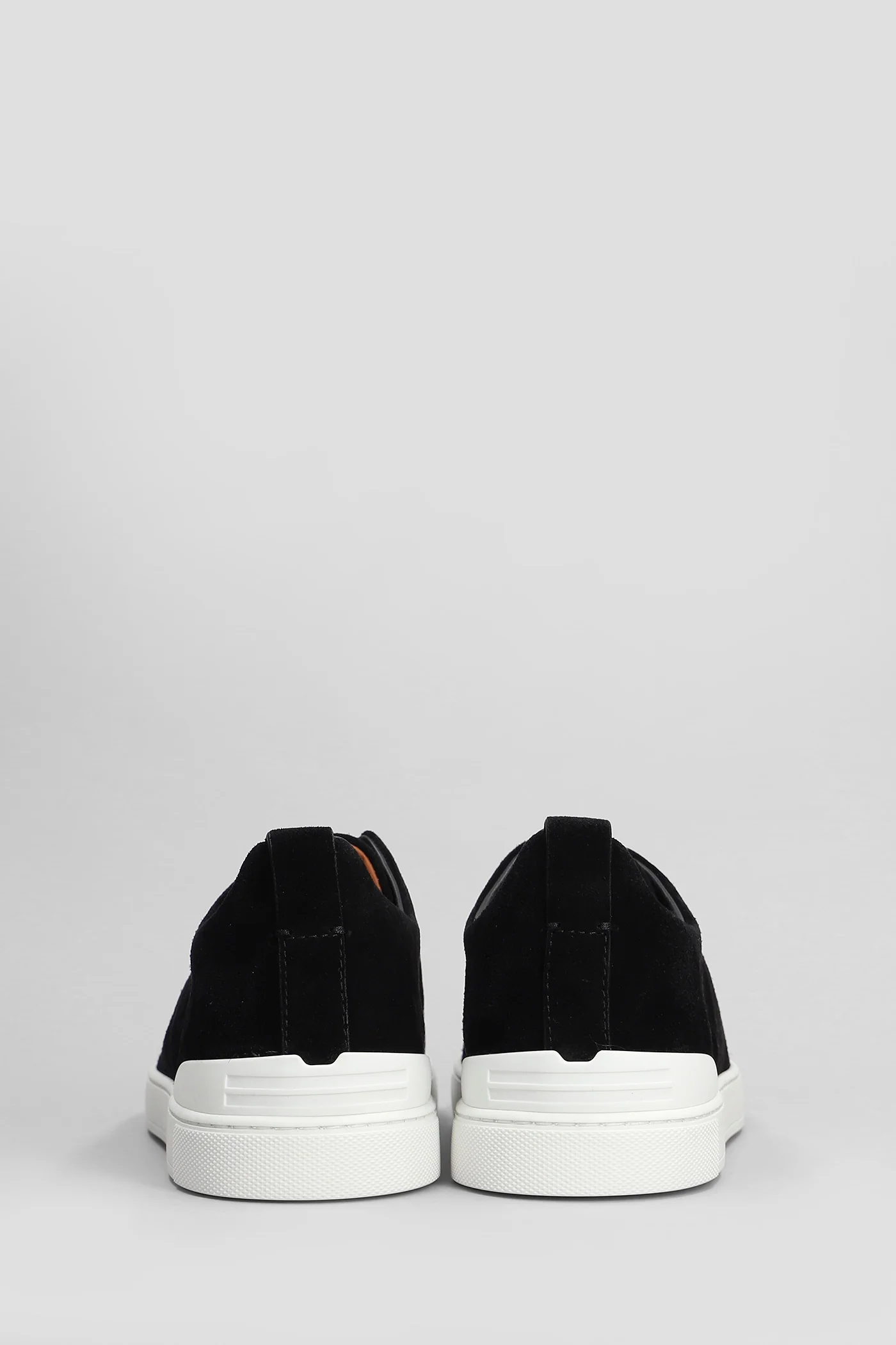 Triple stich Sneakers in black suede - Image 4