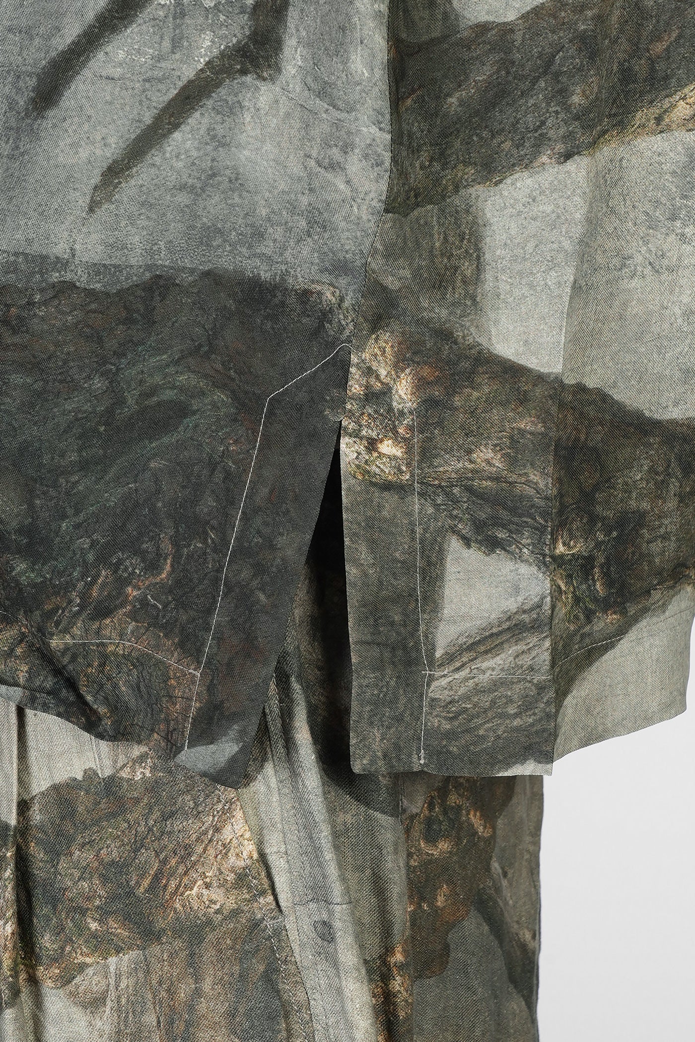 Shirt in green viscose - Image 5