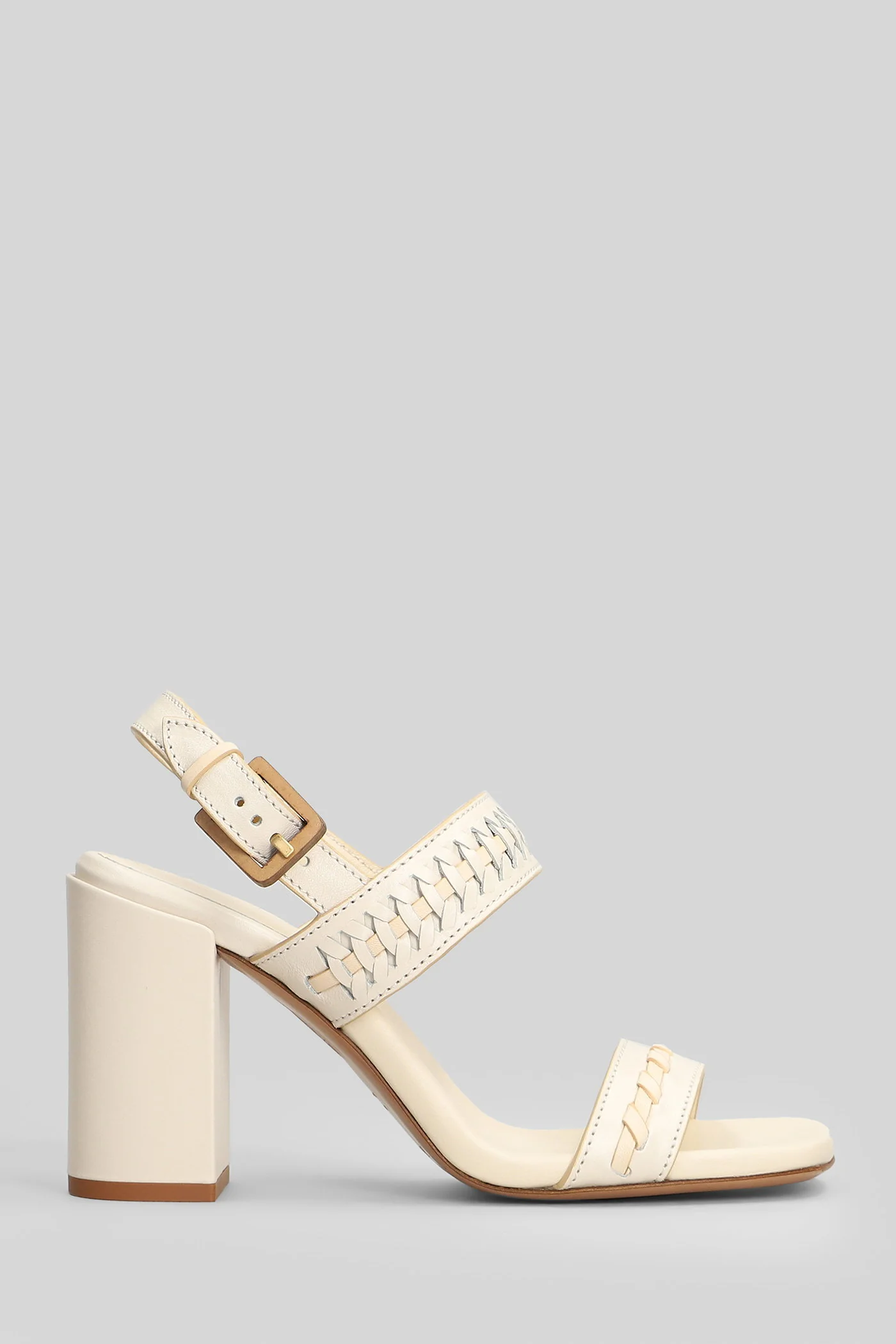 Alchemy 85 Sandals in beige leather
