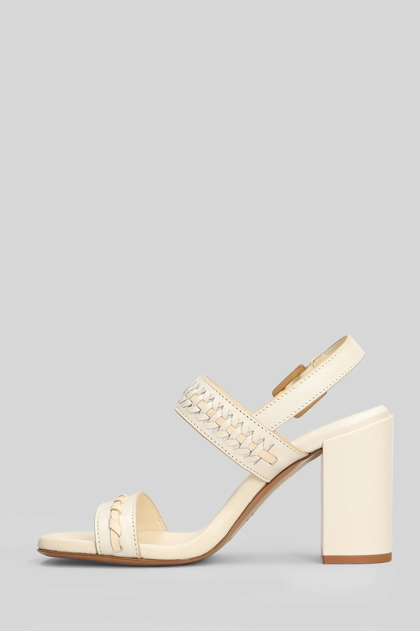 Alchemy 85 Sandals in beige leather - Image 3