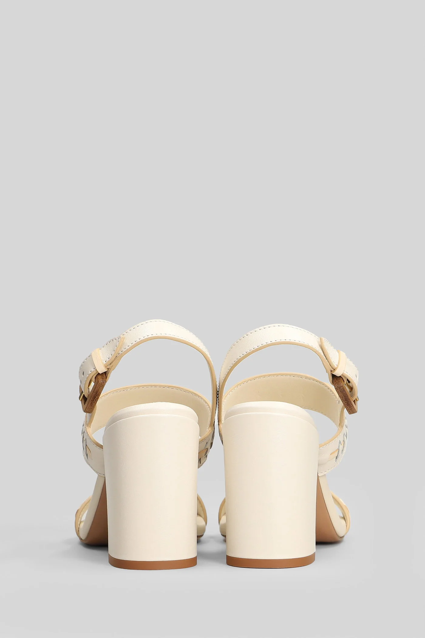 Alchemy 85 Sandals in beige leather - Image 4
