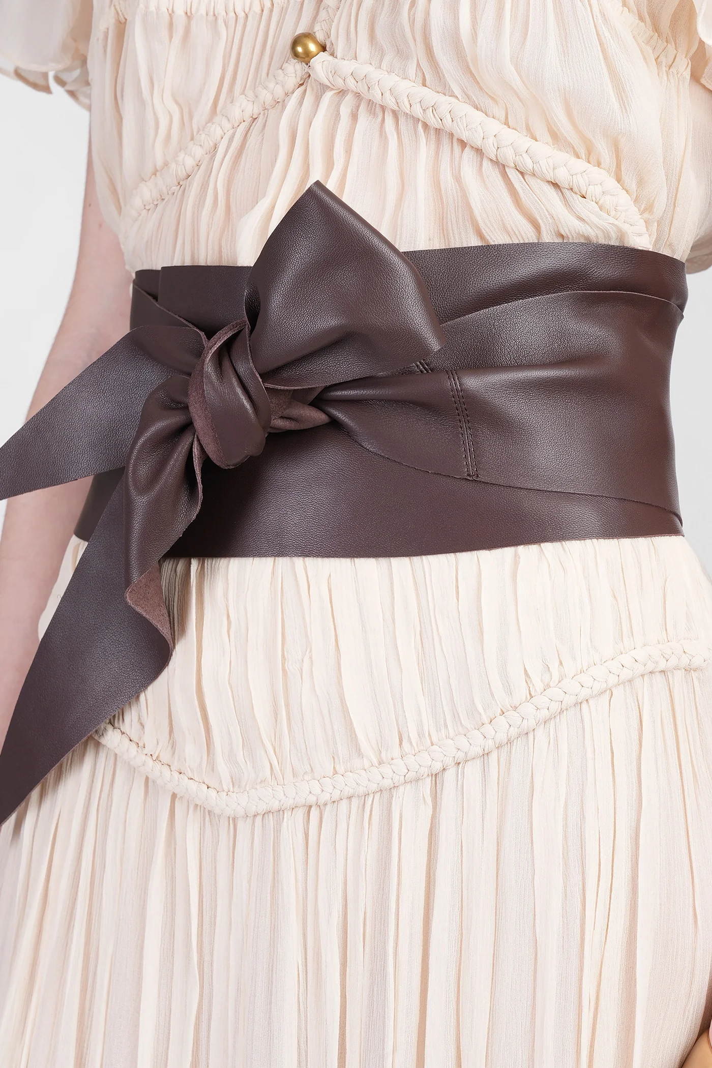 Belts in brown leather - Image 2