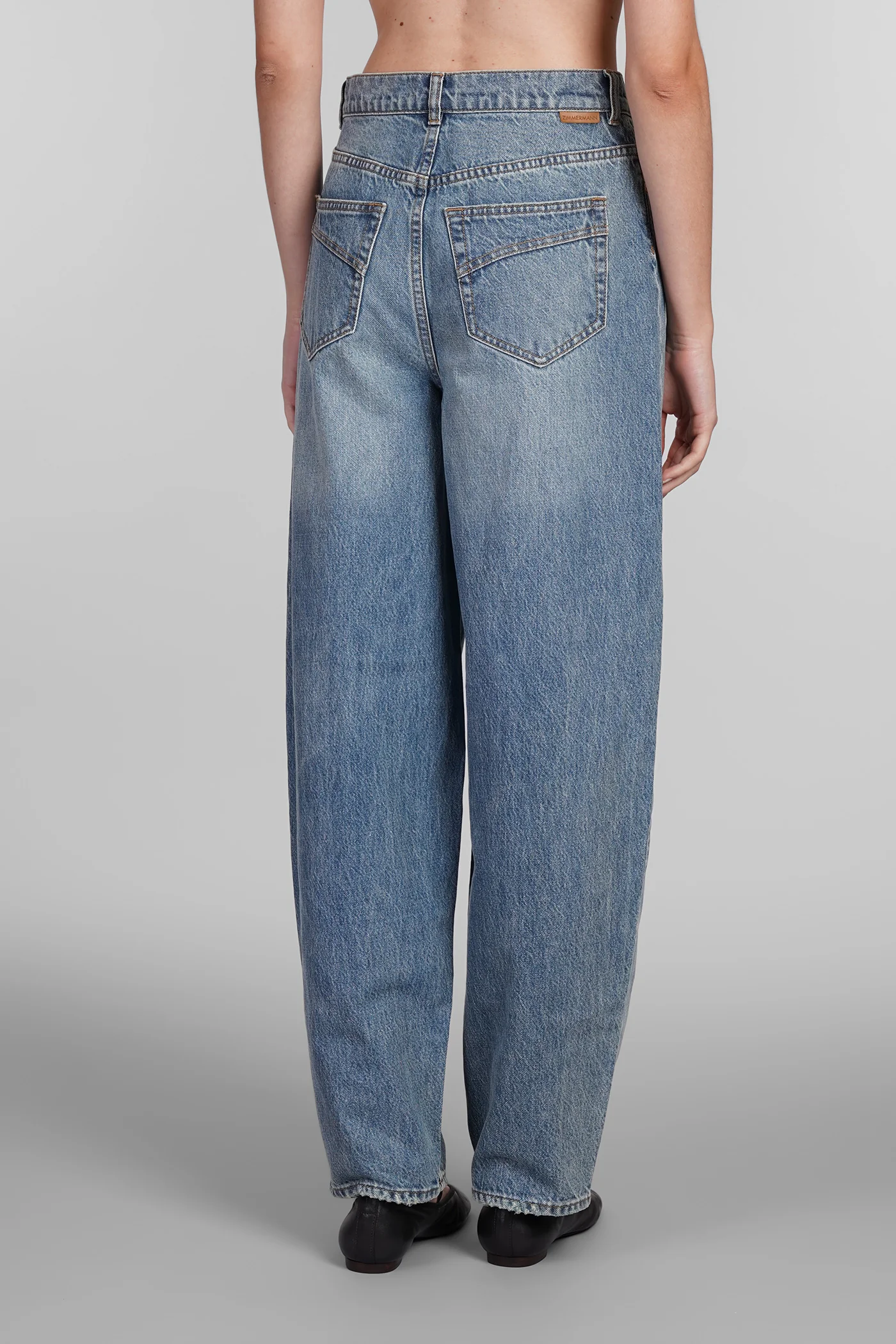 Jeans in blue cotton - Image 3