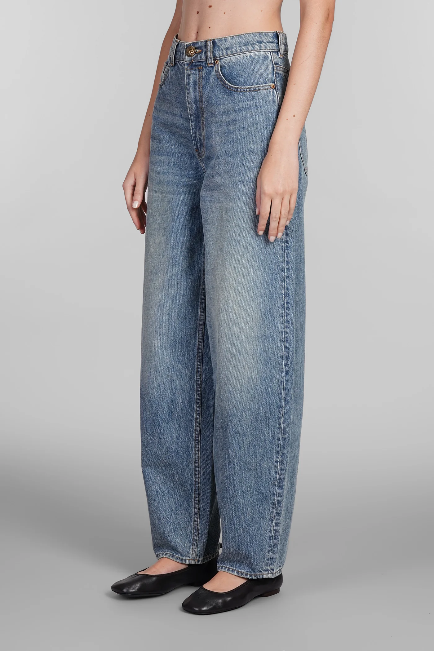 Jeans in blue cotton - Image 4