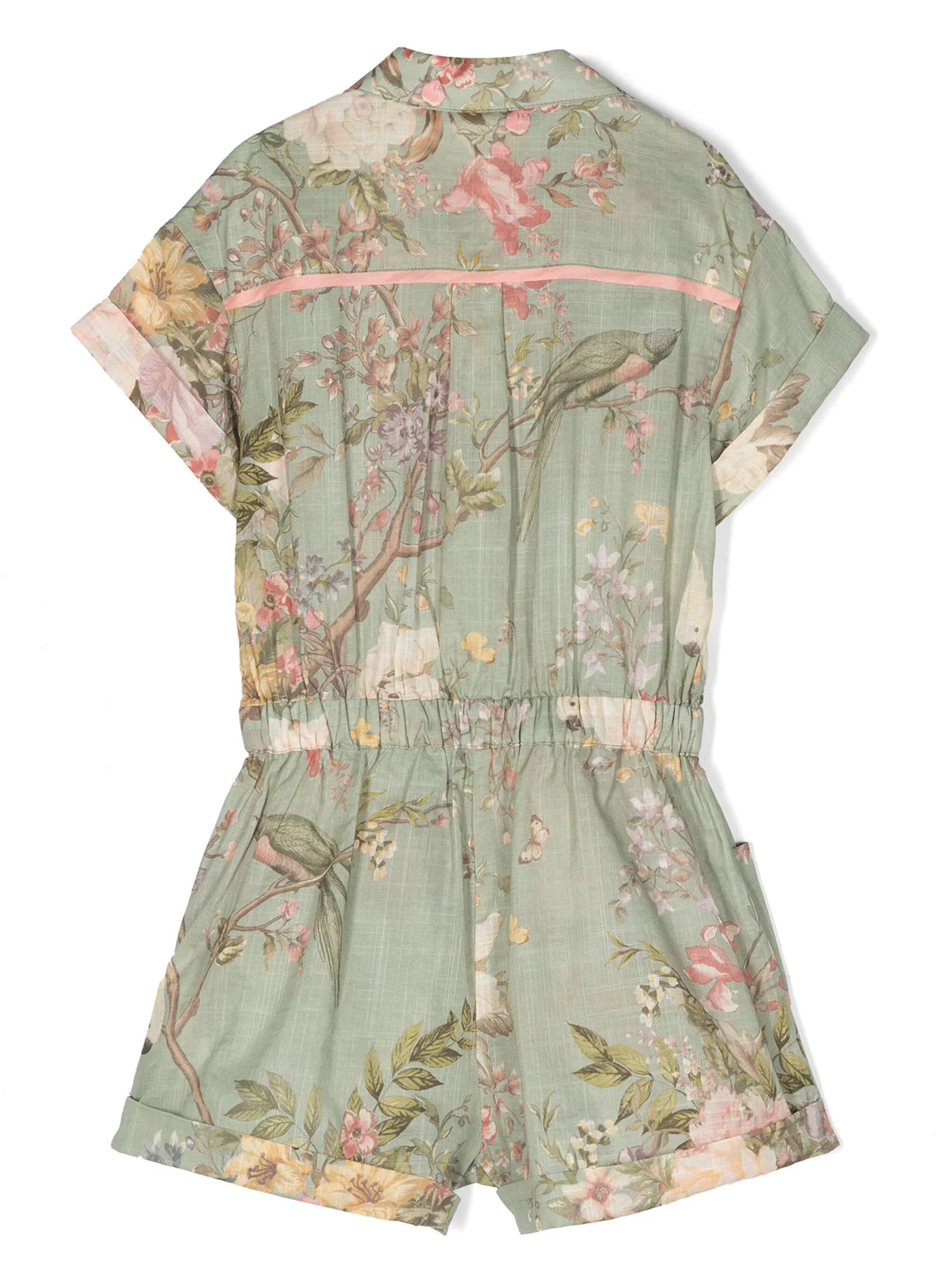 Jumpsuit in green cotton - Image 2