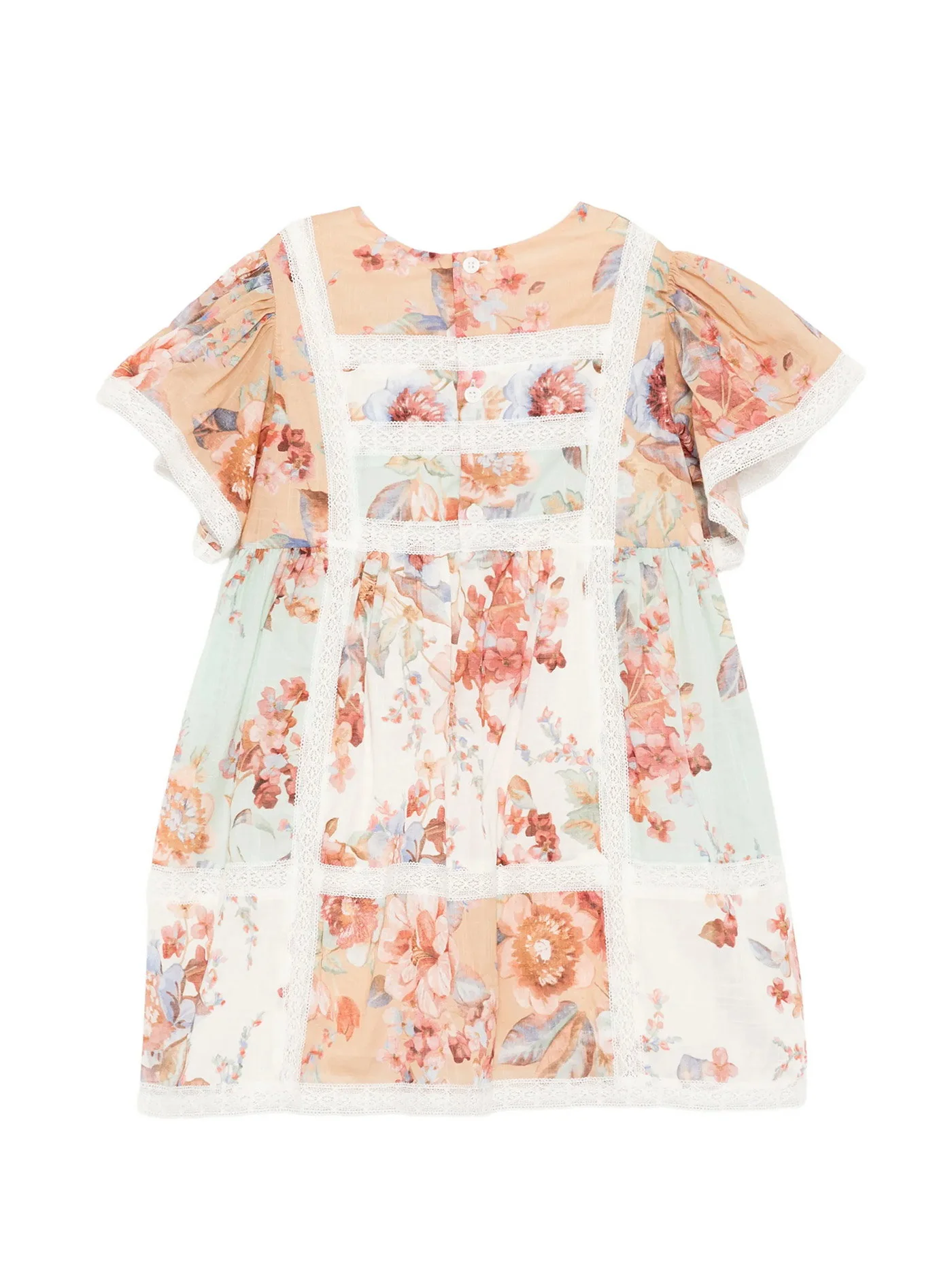 Mini dress in multicolor cotton - Image 2