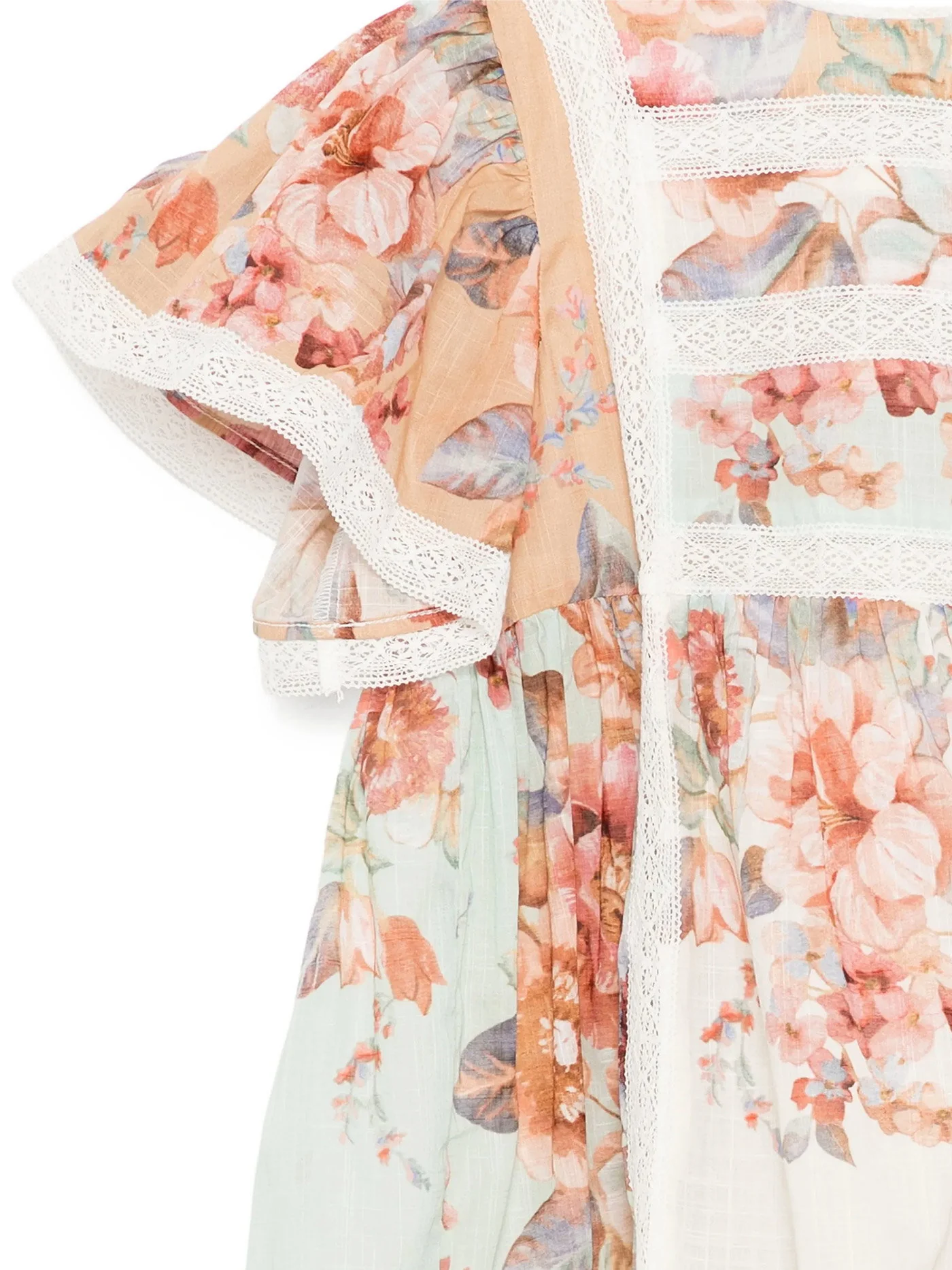 Mini dress in multicolor cotton - Image 3
