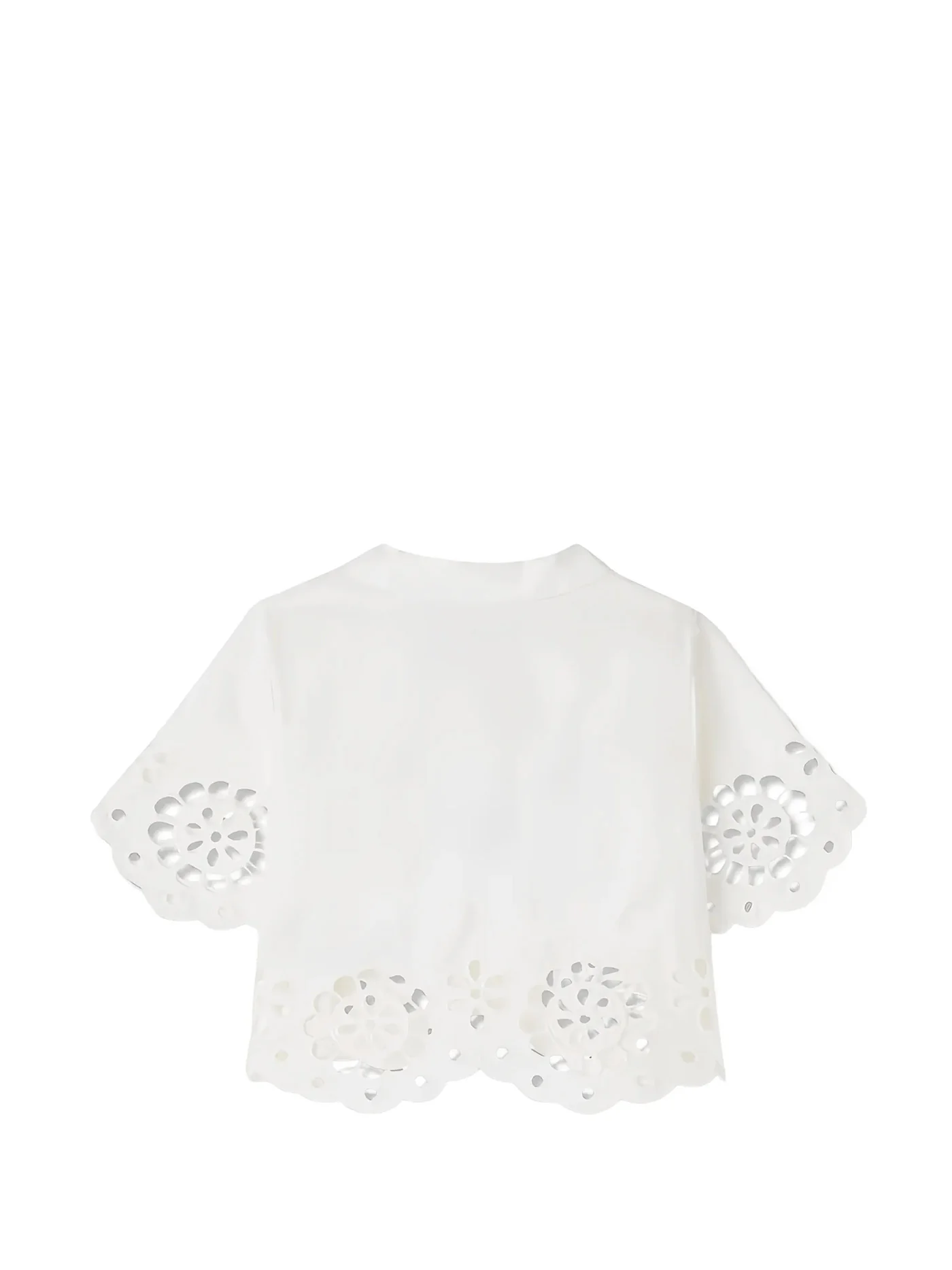 Shirt in white cotton - Image 2