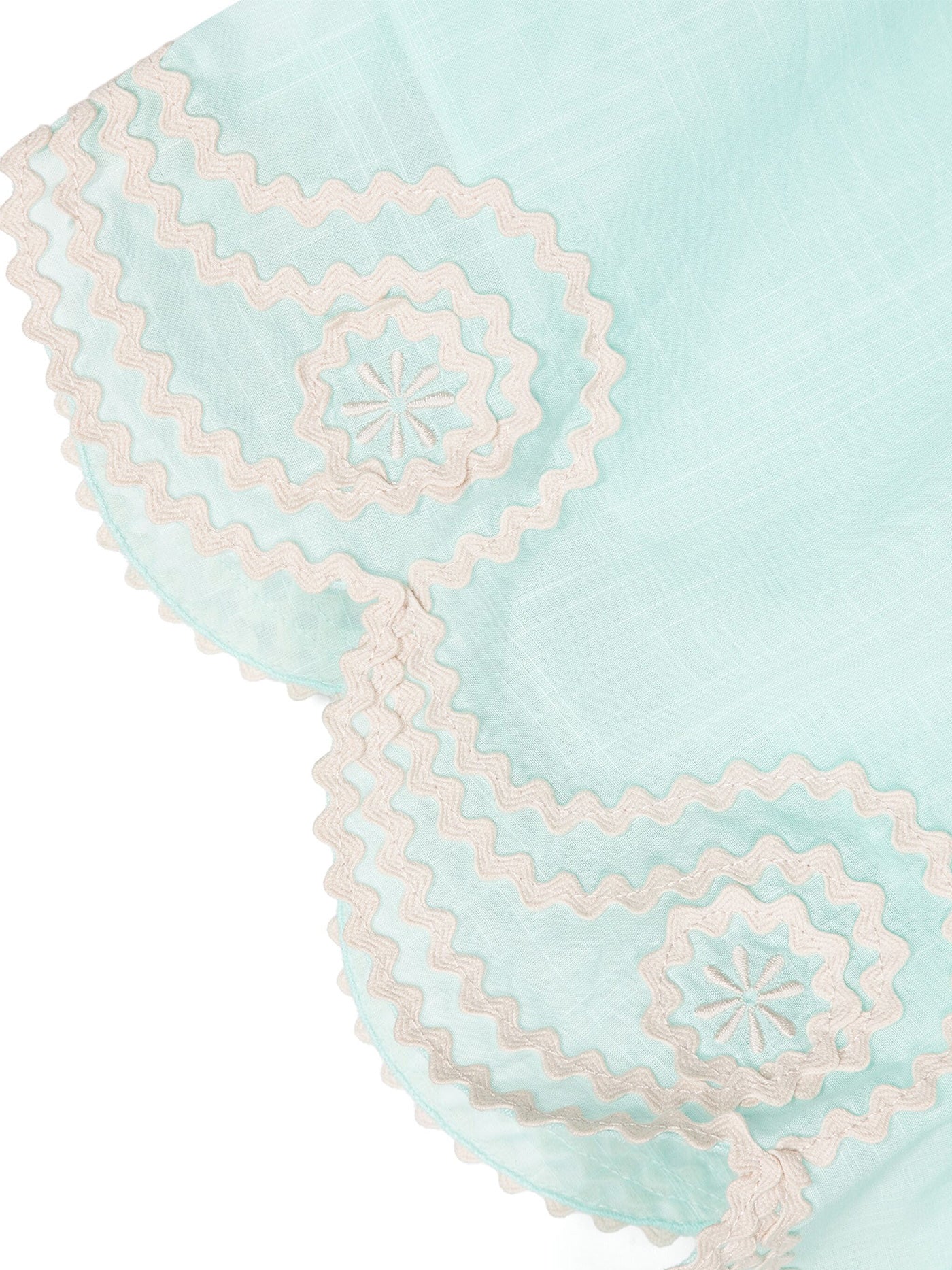 Shorts in cyan cotton - Image 3
