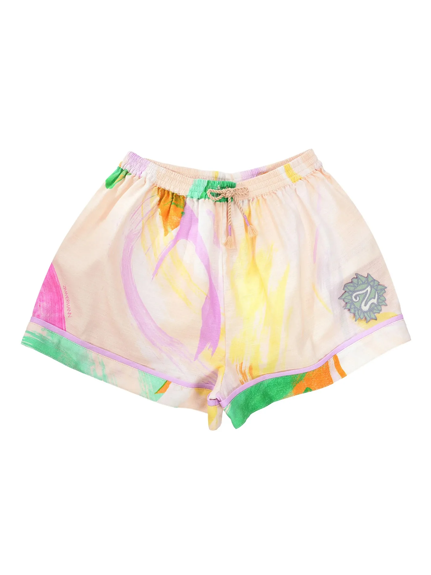 Shorts in multicolor cotton