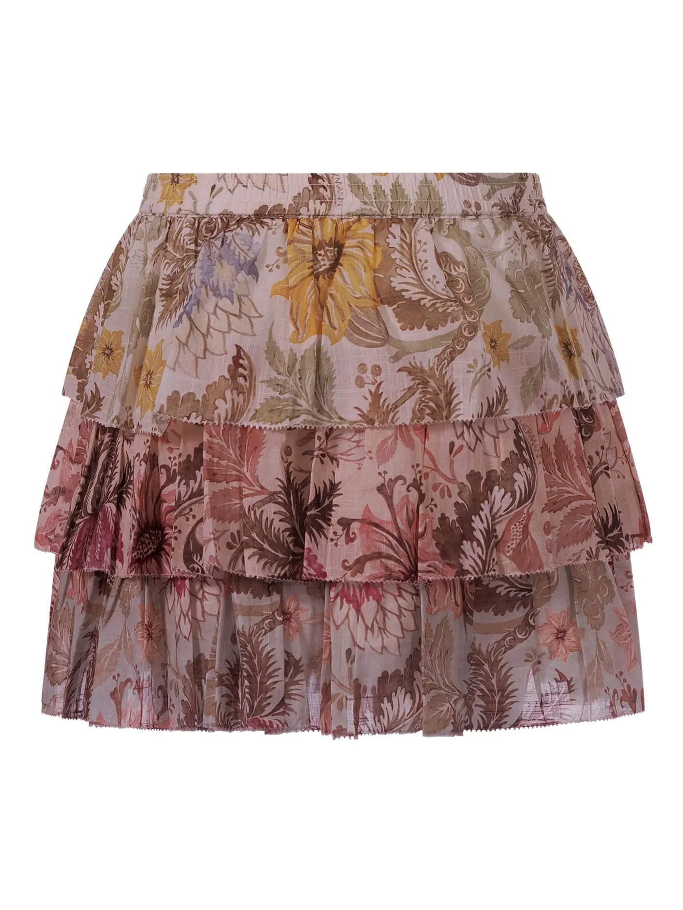 Skirt in multicolor cotton - Image 2