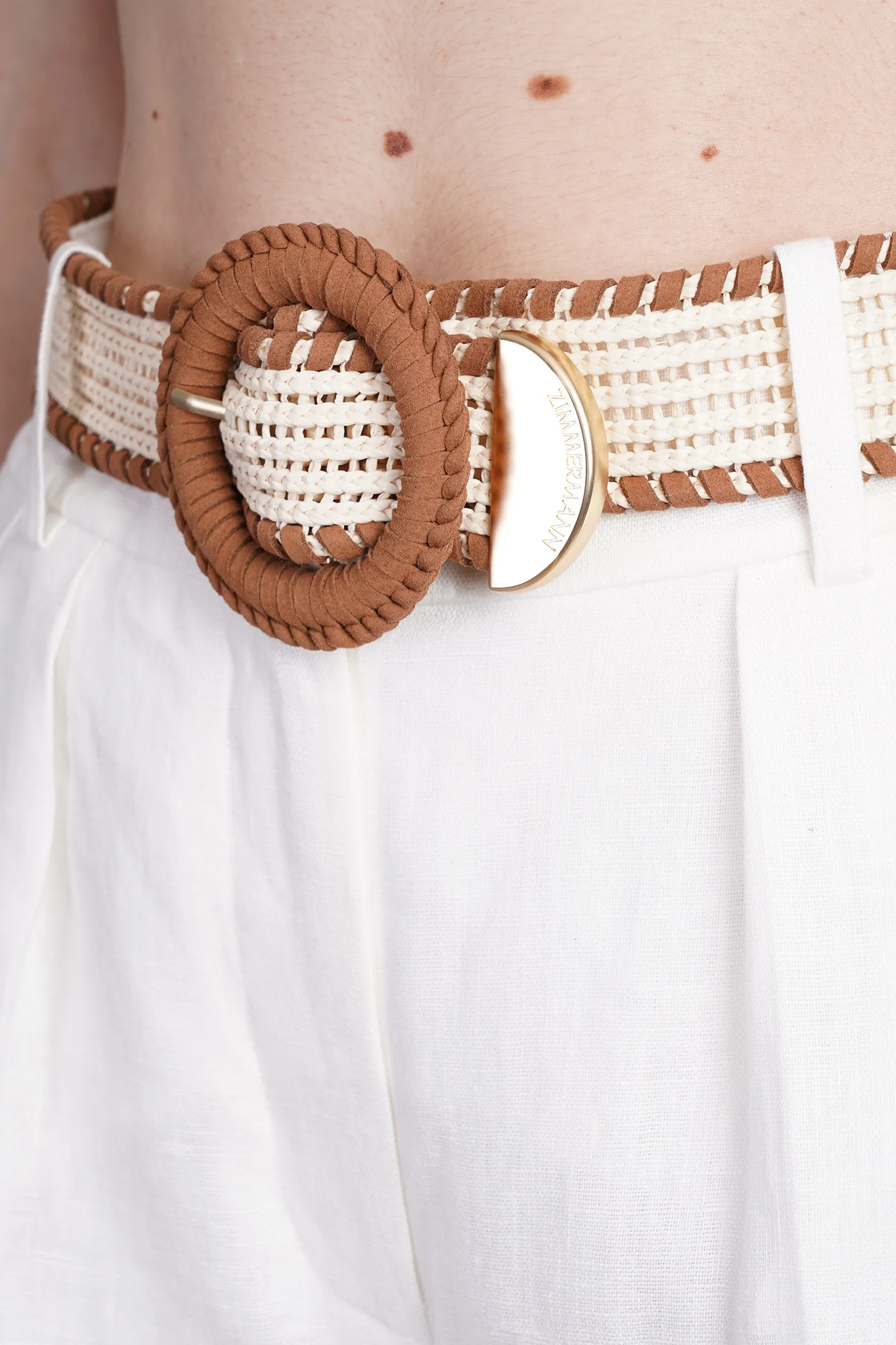 Pants in white linen - Image 5