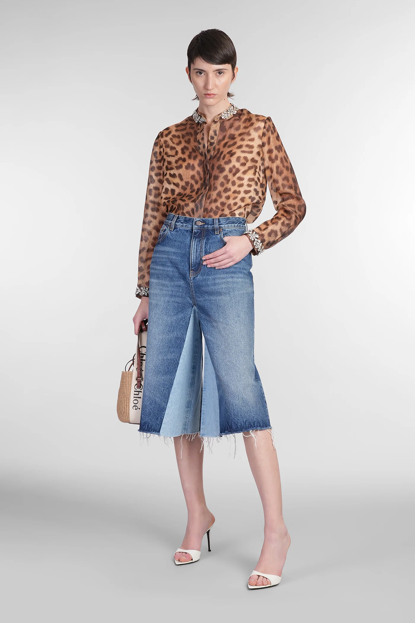 Shirt in Animalier linen - Image 2