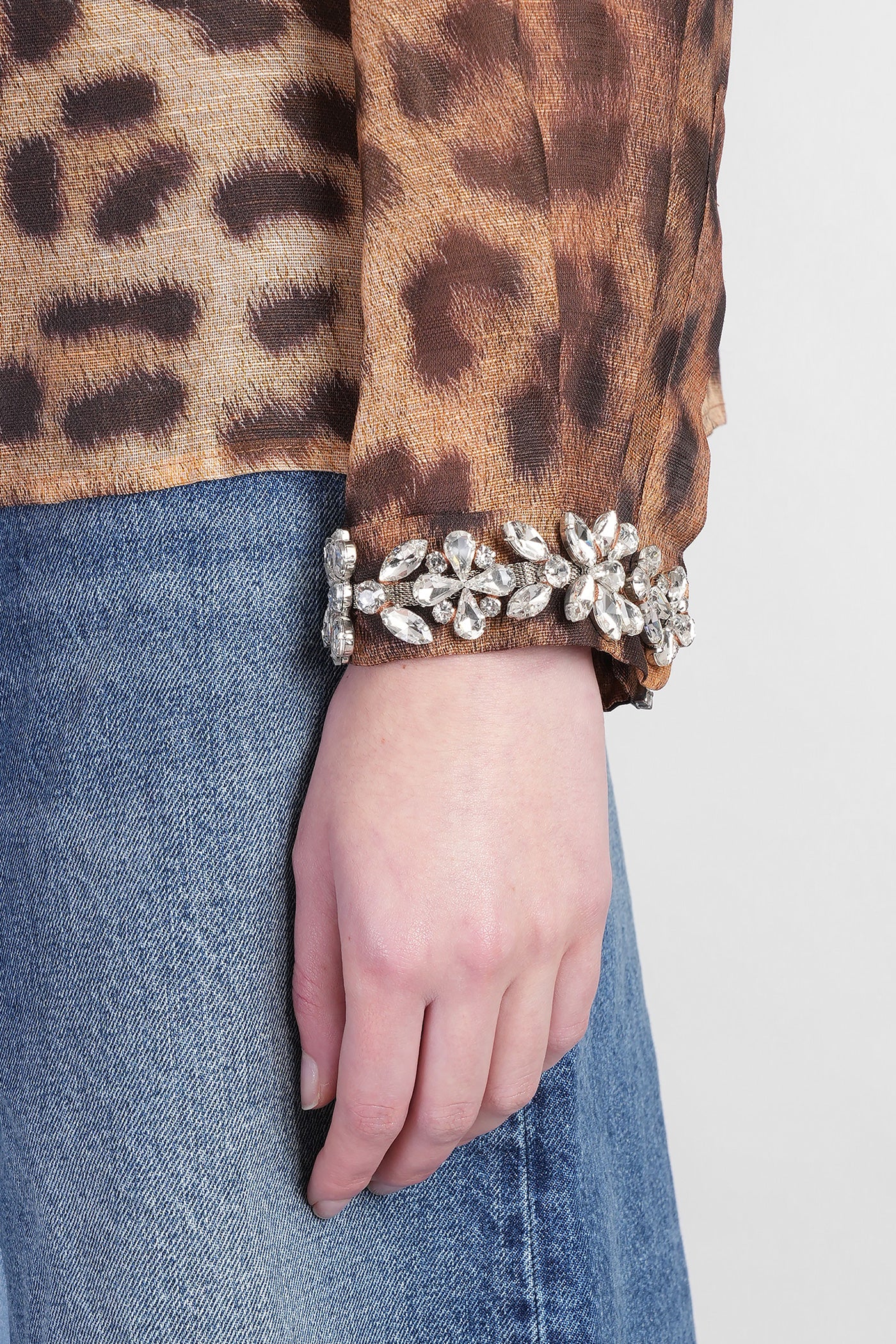 Shirt in Animalier linen - Image 5