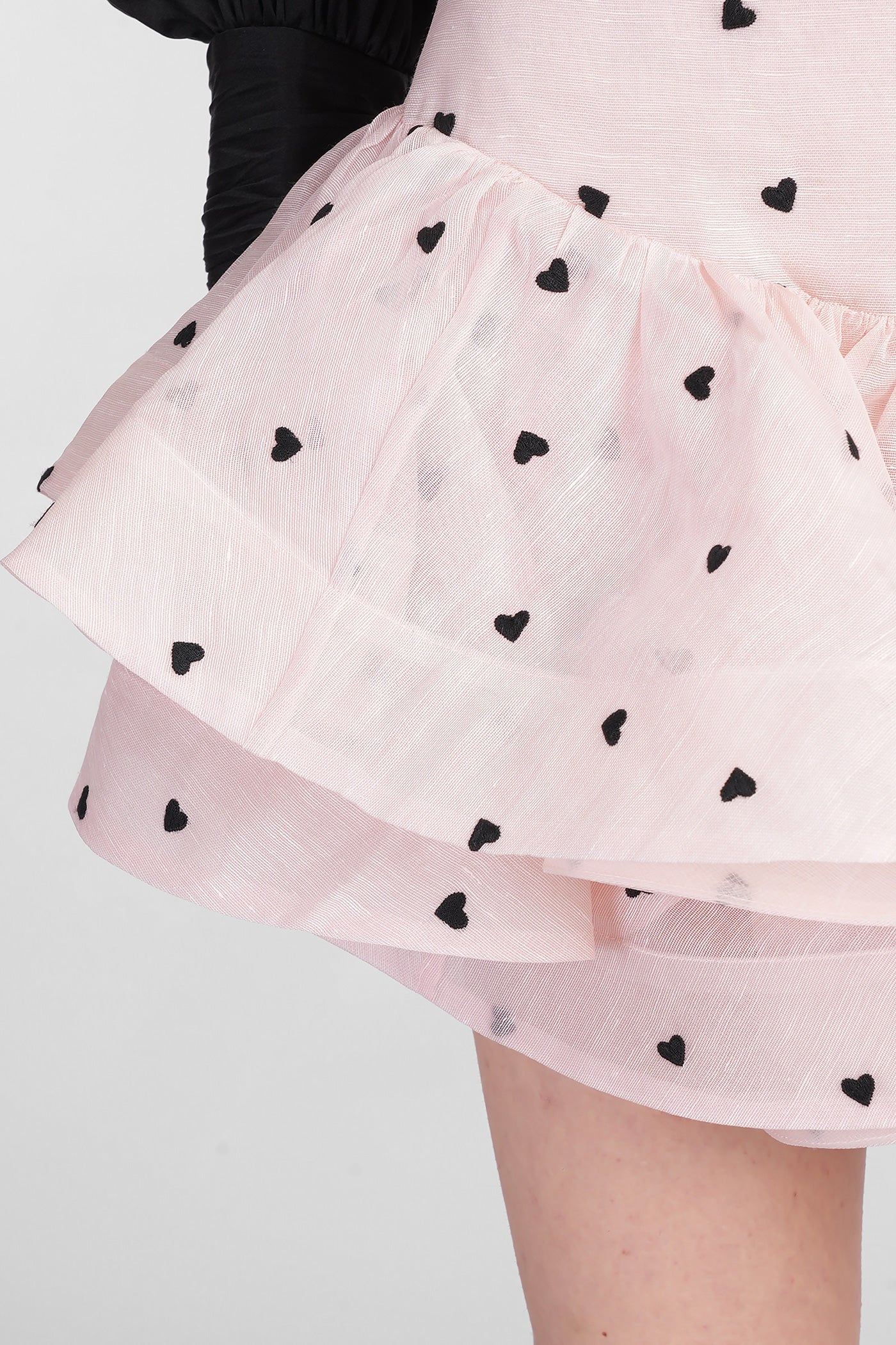 Skirt in rose-pink linen - Image 5