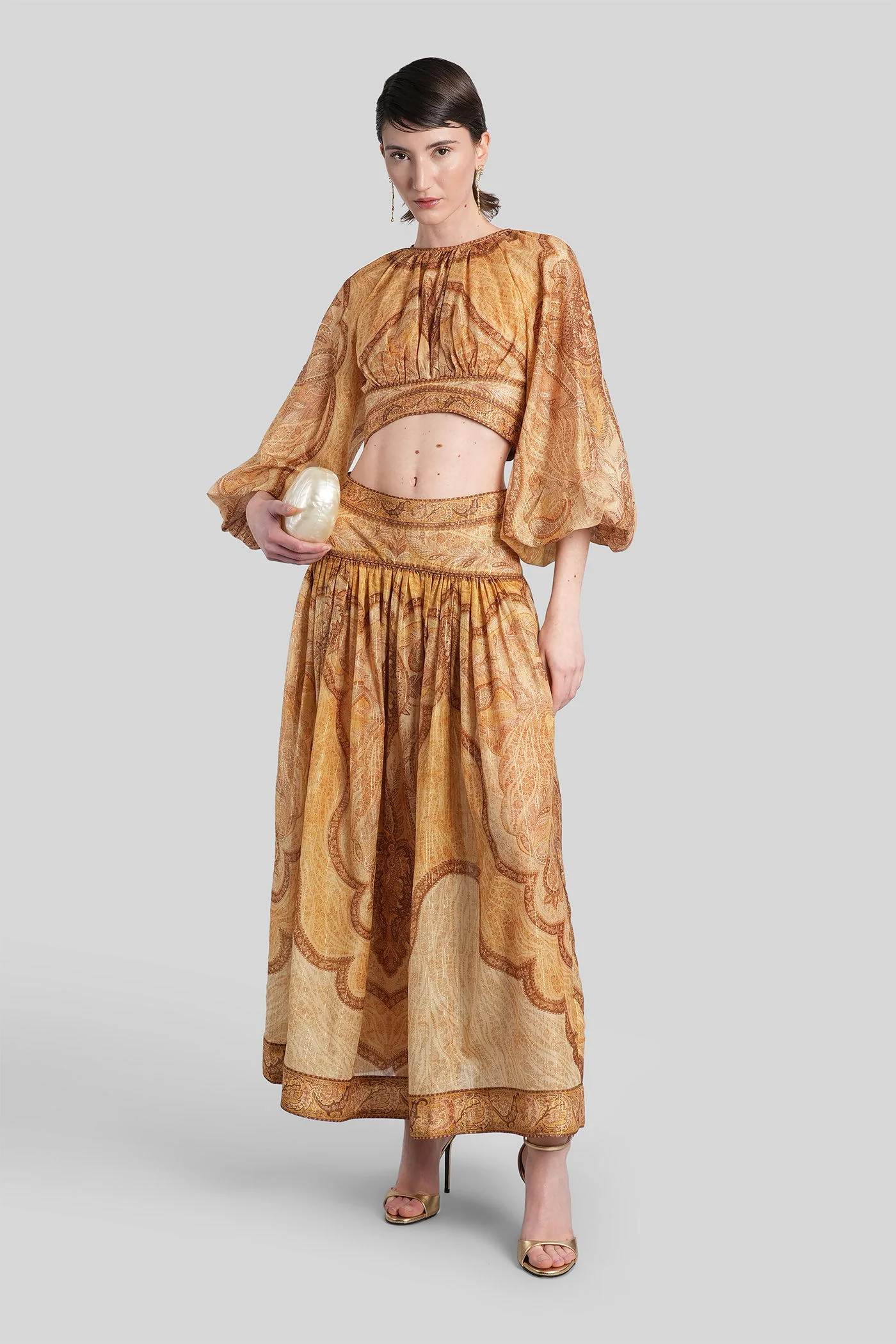 Topwear in beige cotton - Image 2