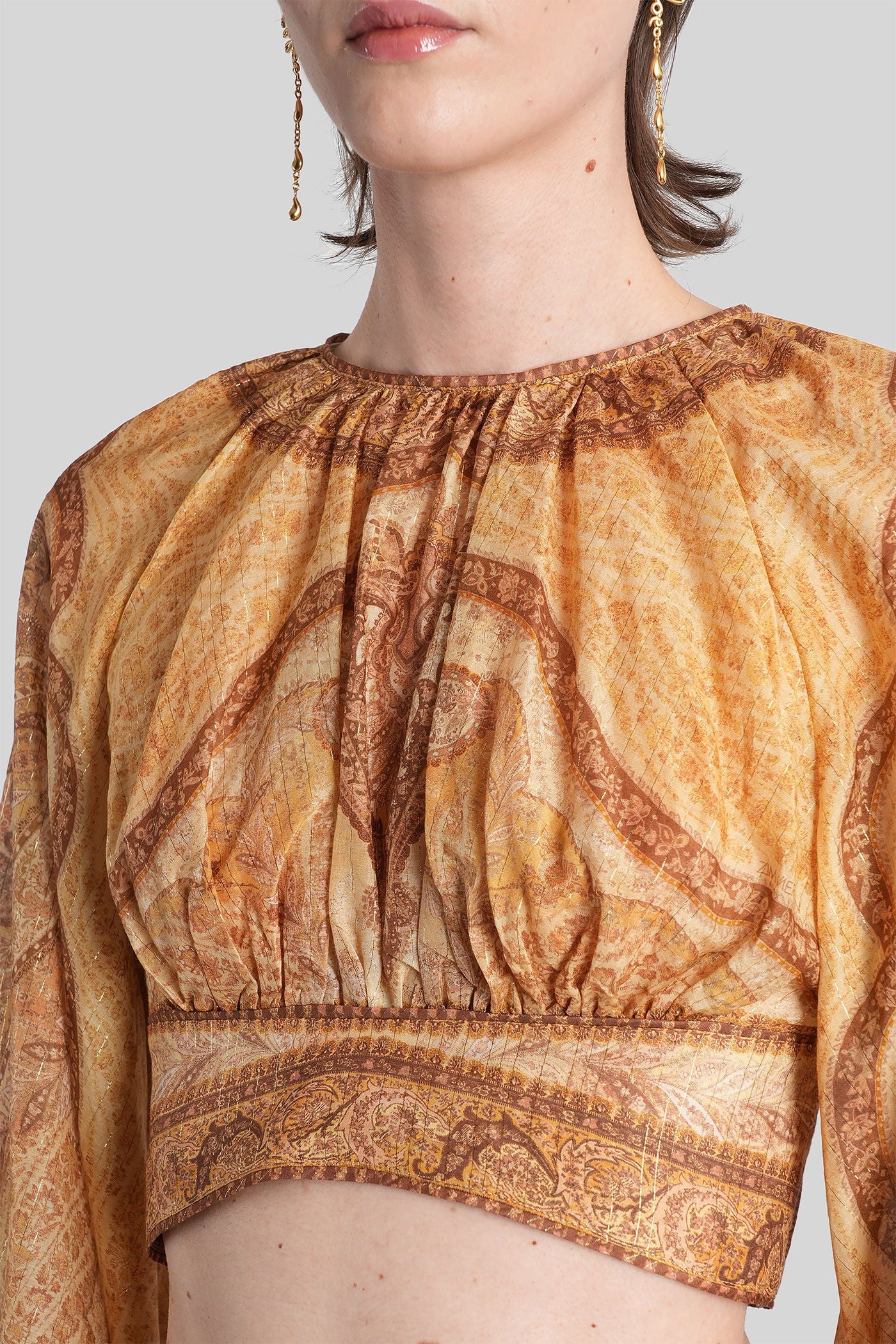 Topwear in beige cotton - Image 5