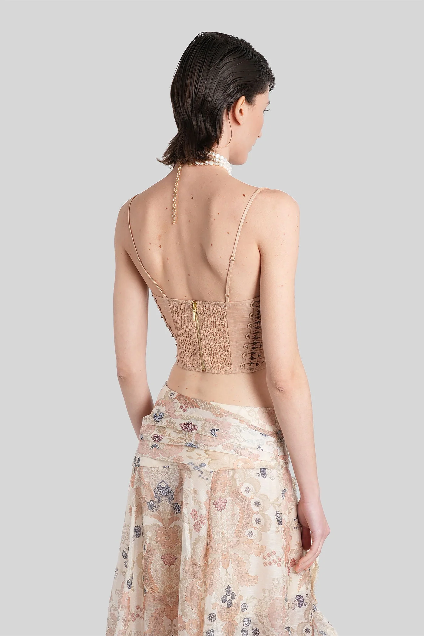 Topwear in rose-pink linen - Image 3