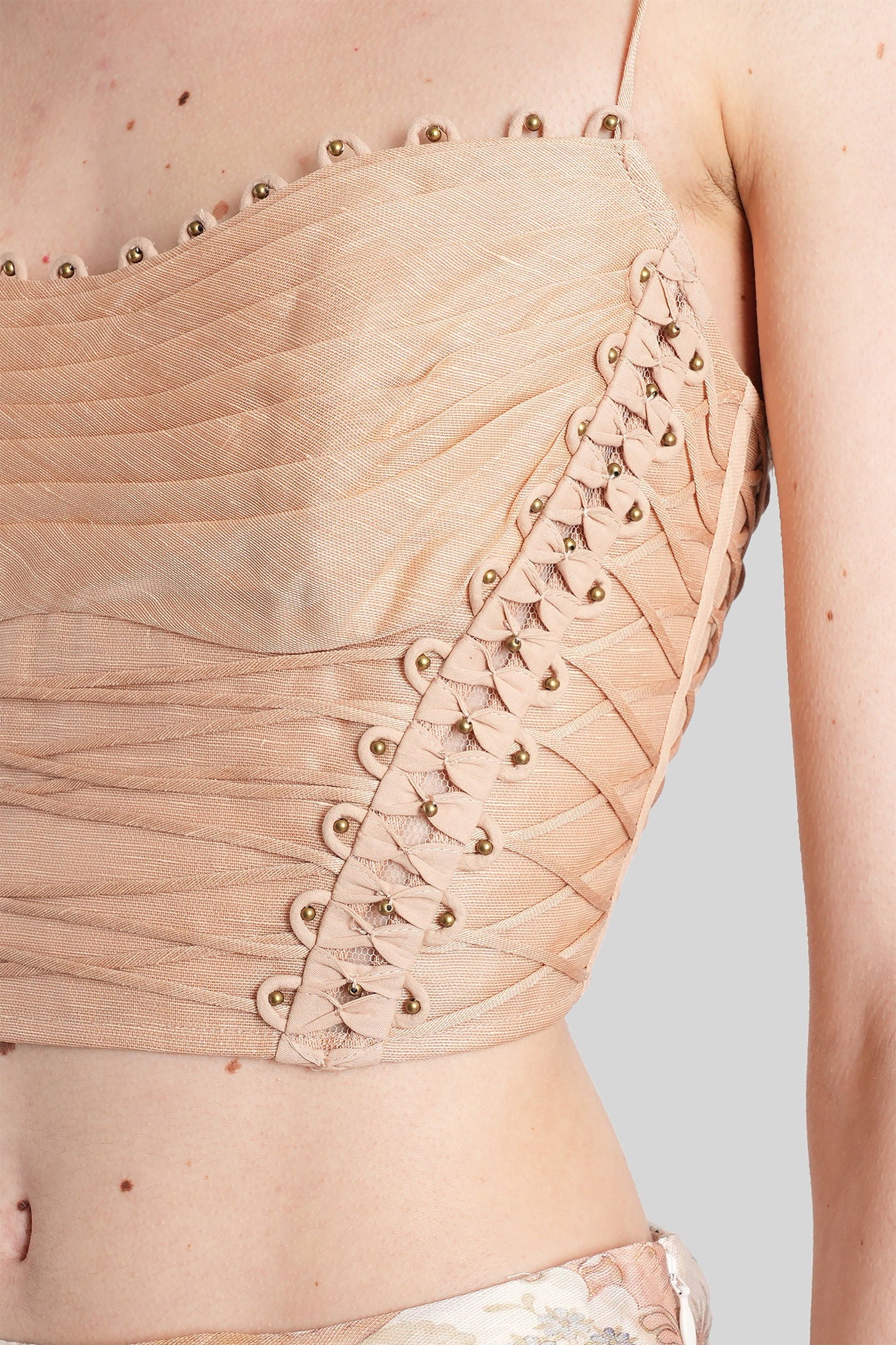 Topwear in rose-pink linen - Image 5